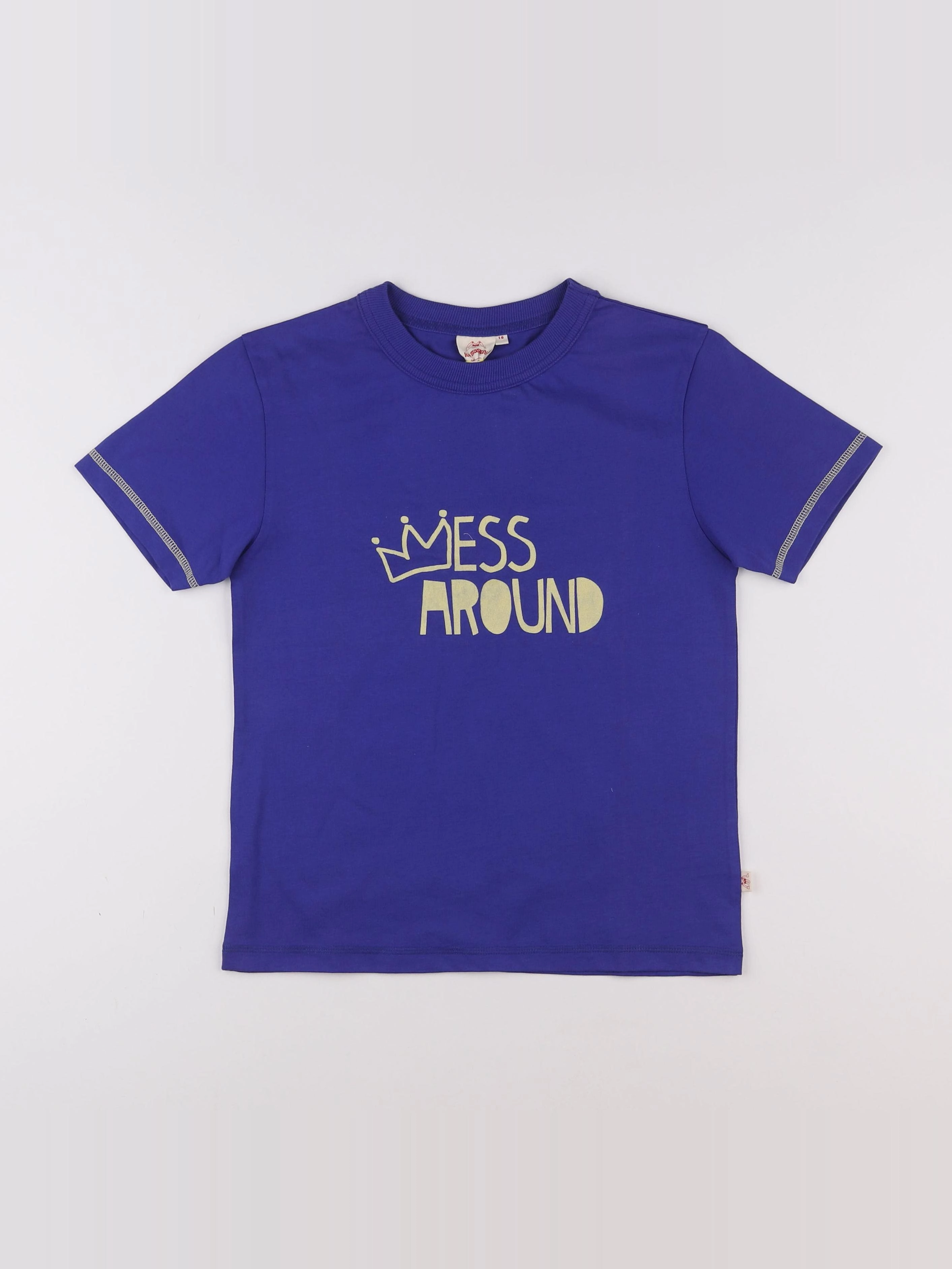 Les Marsiens - Tee-shirt Milkyway bleu - 10 ans
