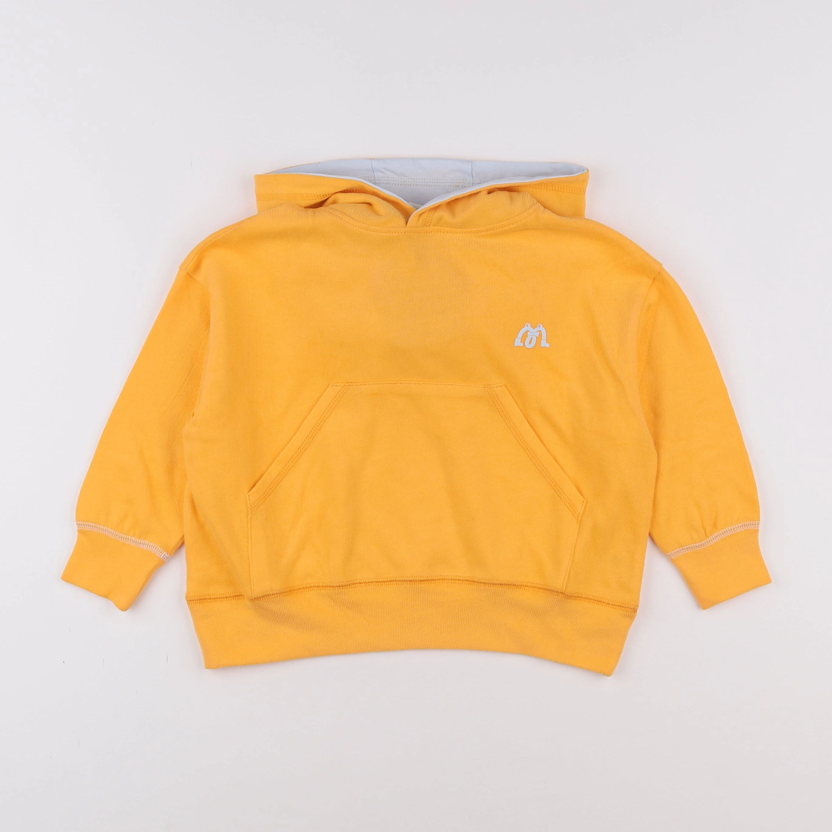 Les Marsiens - Sweat capuche Neptune orange - 4 ans