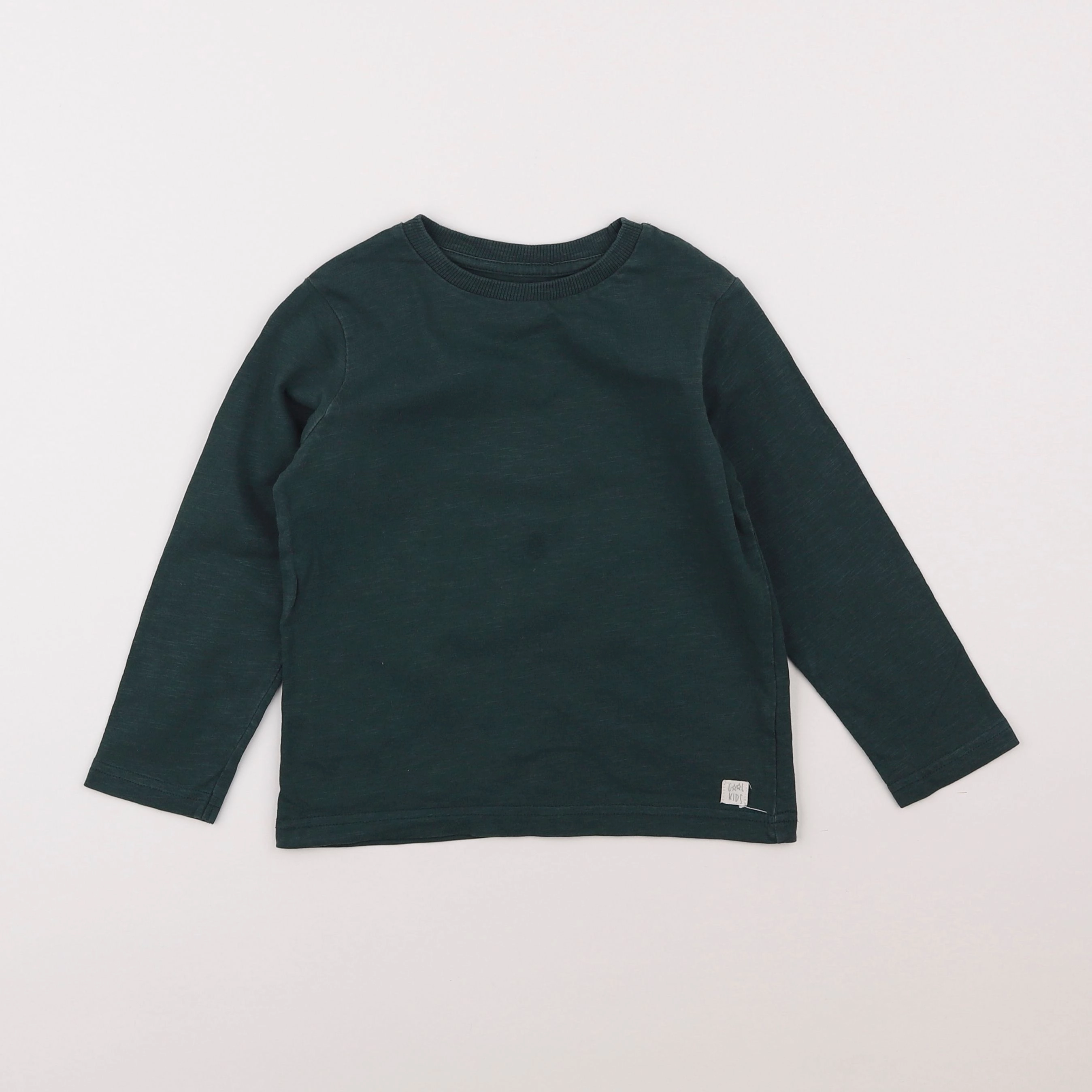 Vertbaudet - tee-shirt vert - 4 ans