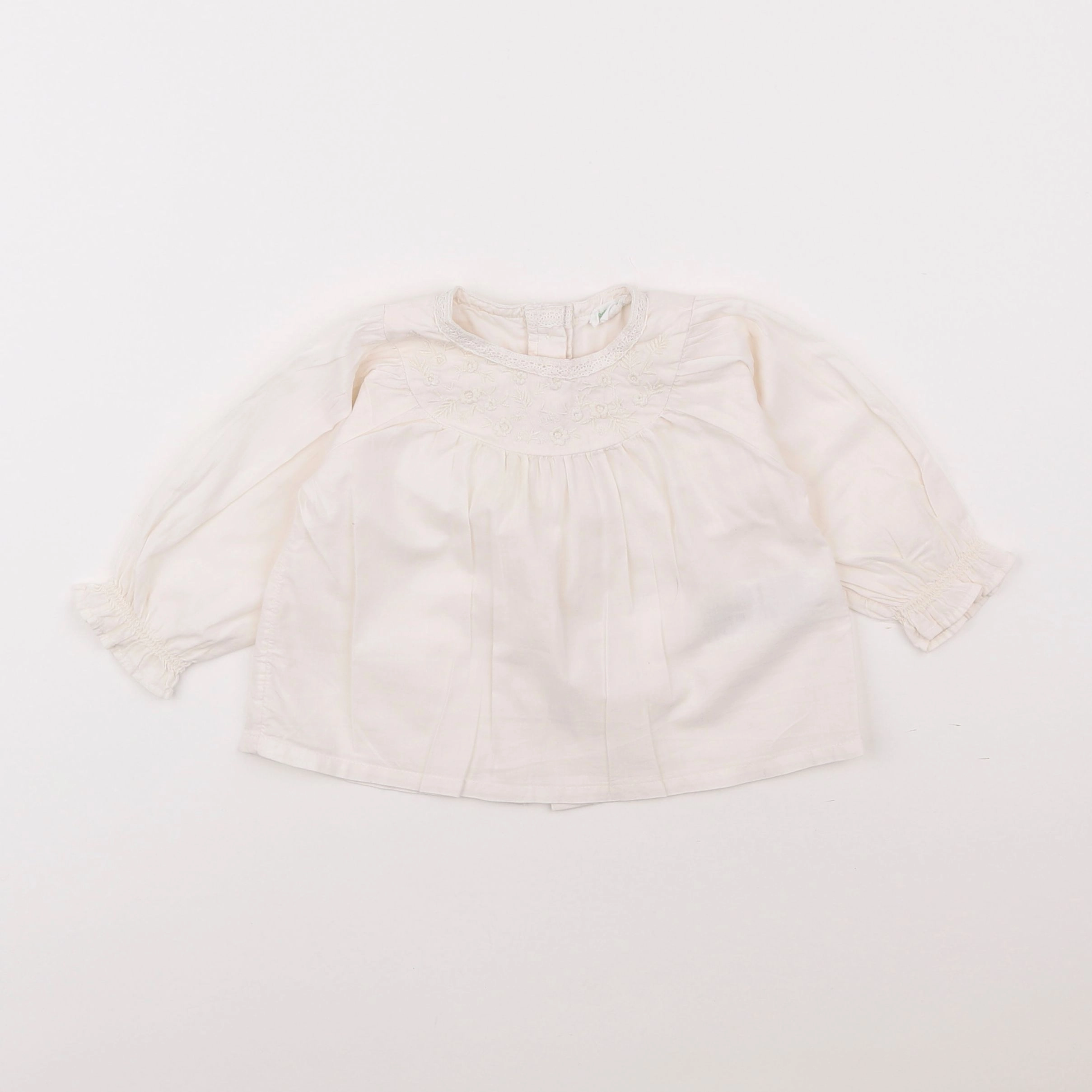 Vertbaudet - blouse beige - 6 mois