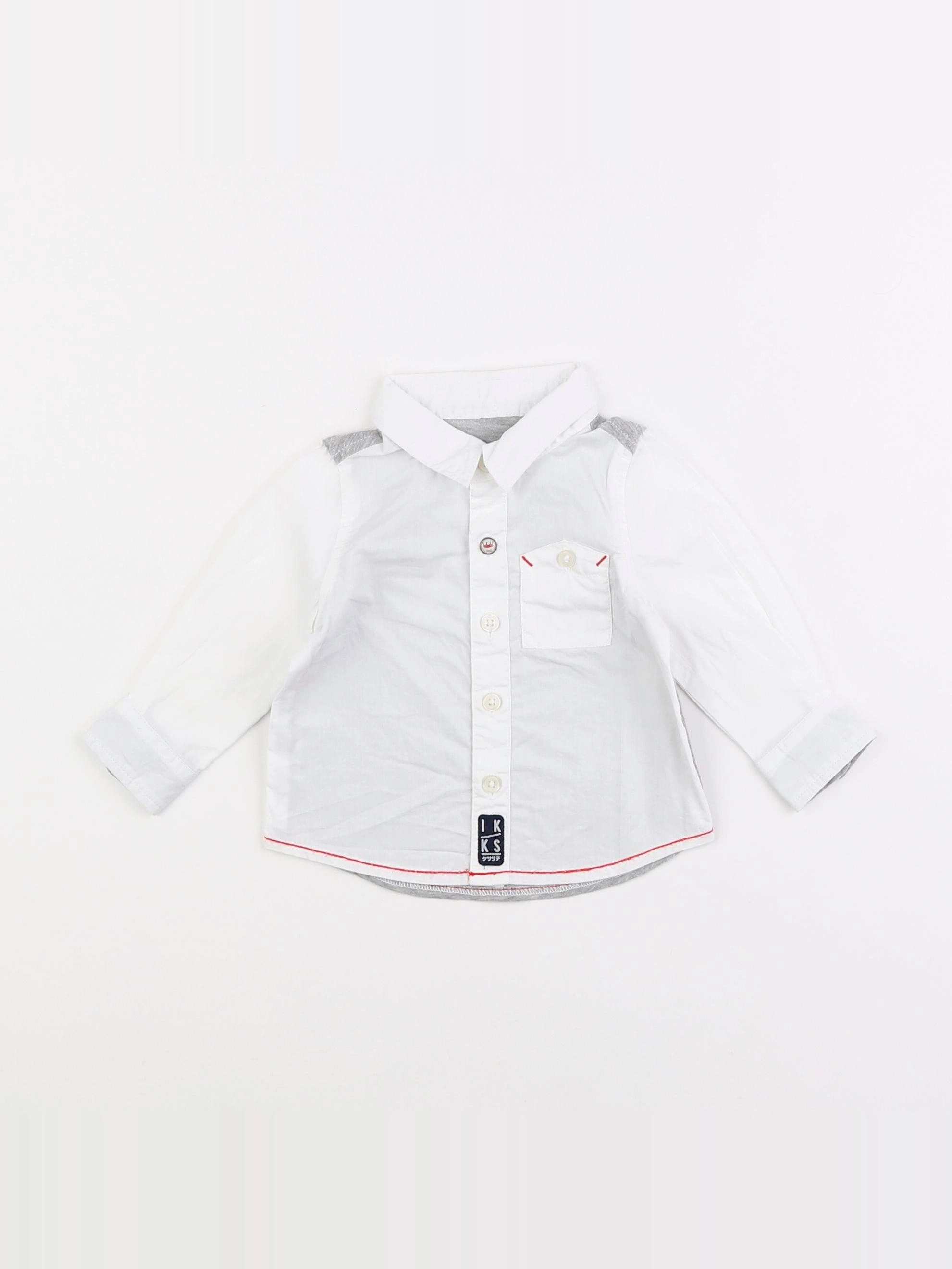 IKKS - chemise blanc - 3 mois