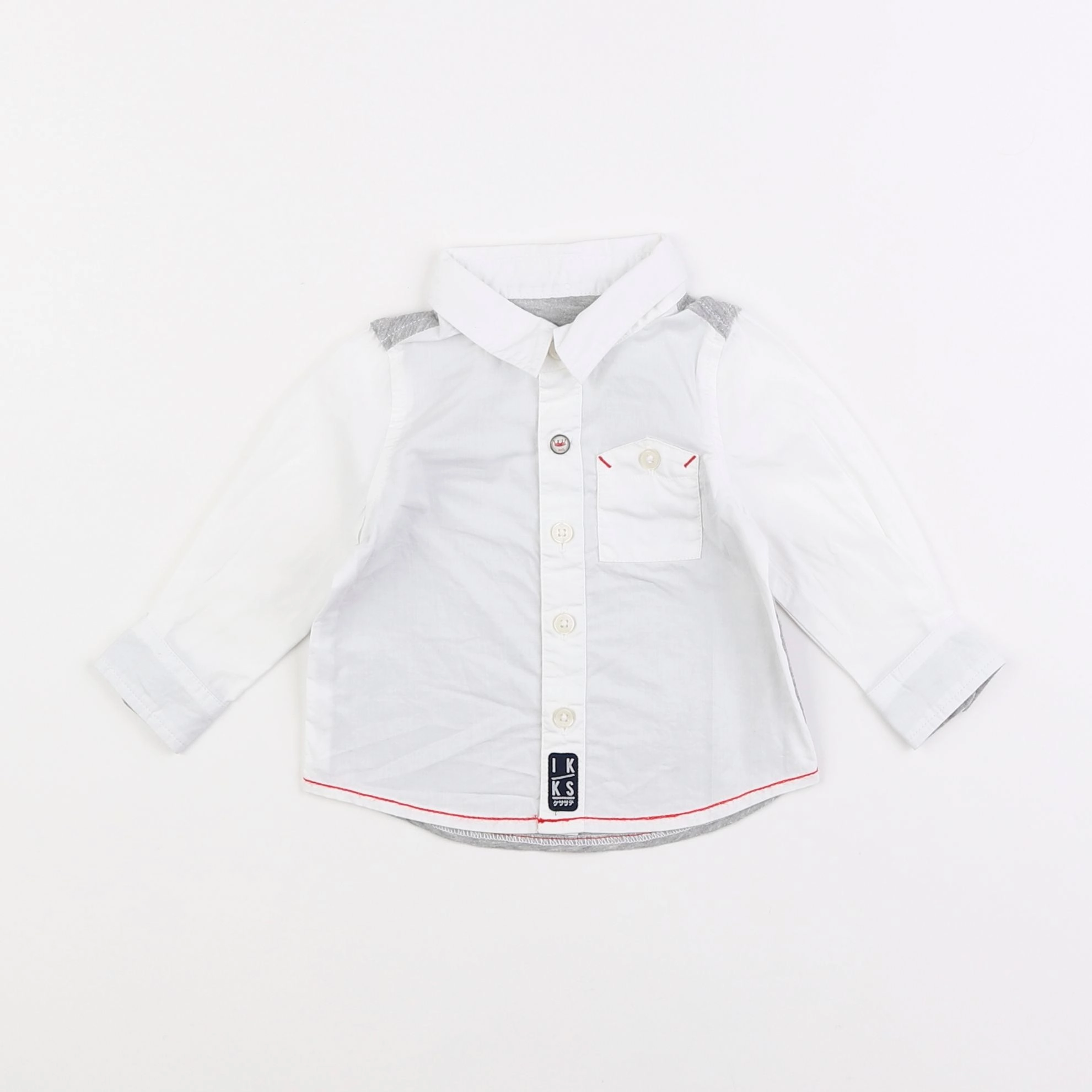 IKKS - chemise blanc - 3 mois