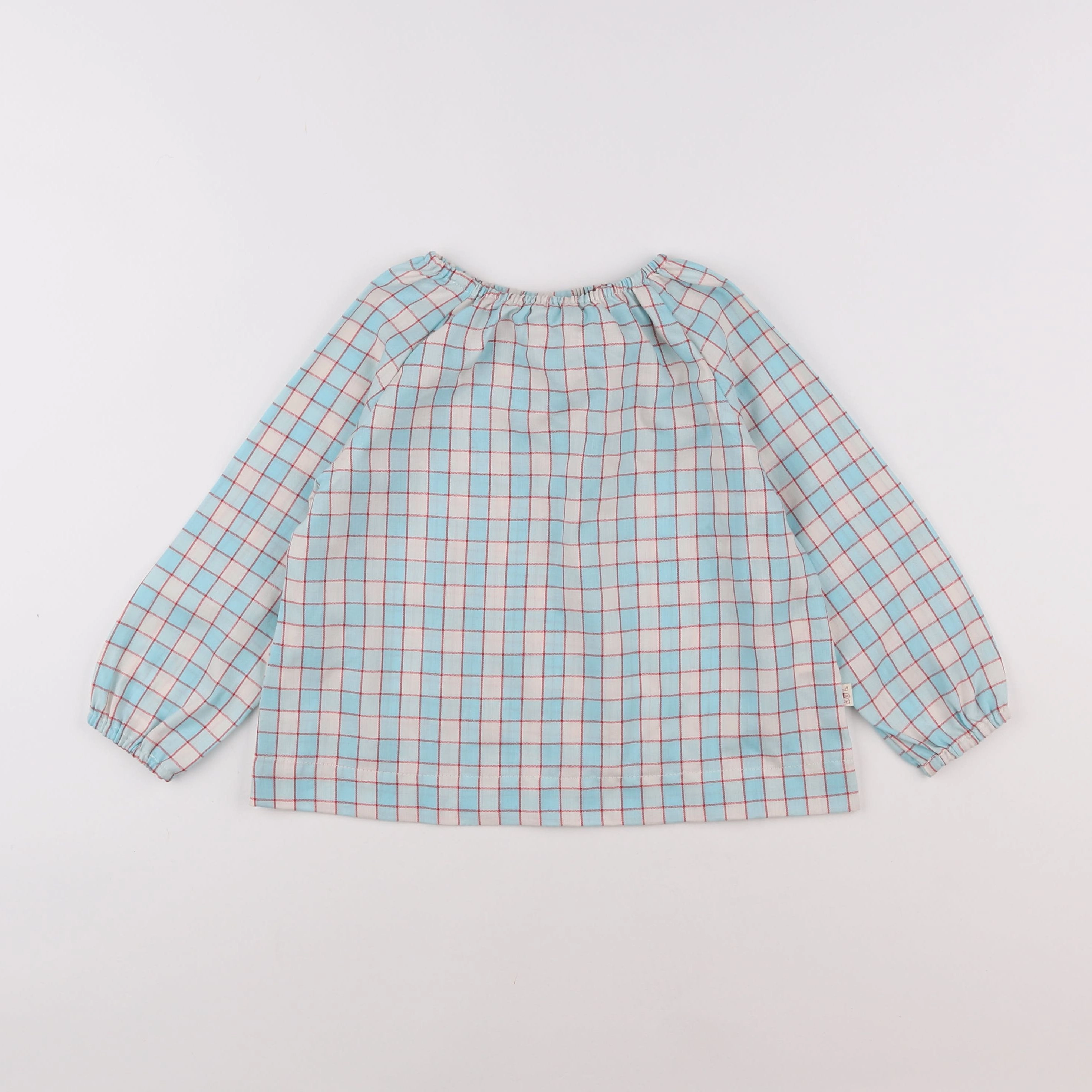 Les Marsiens - Blouse Celedon bleu - 2 ans