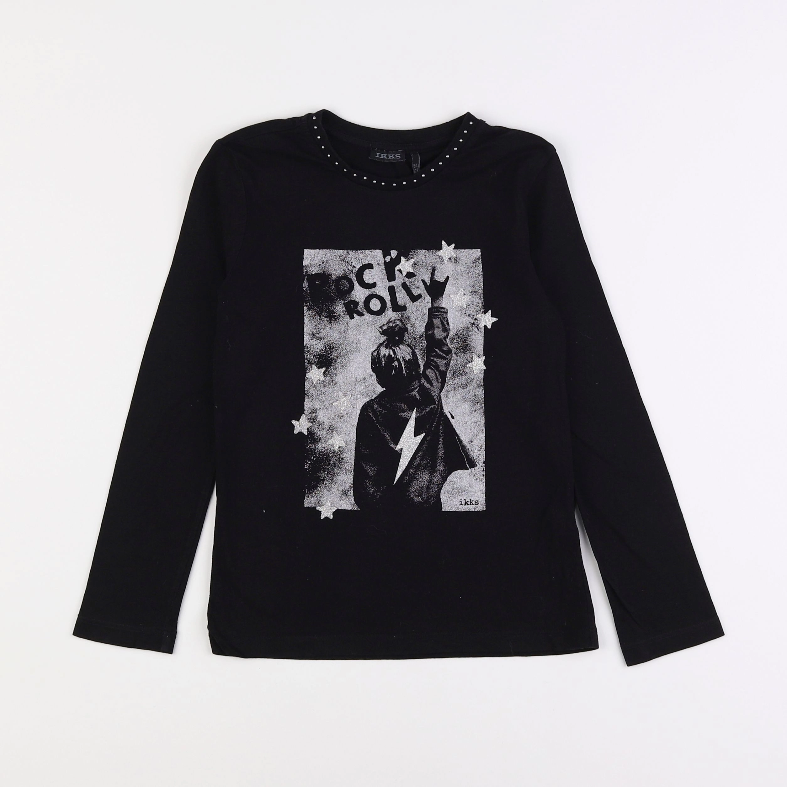 IKKS - tee-shirt noir - 8 ans