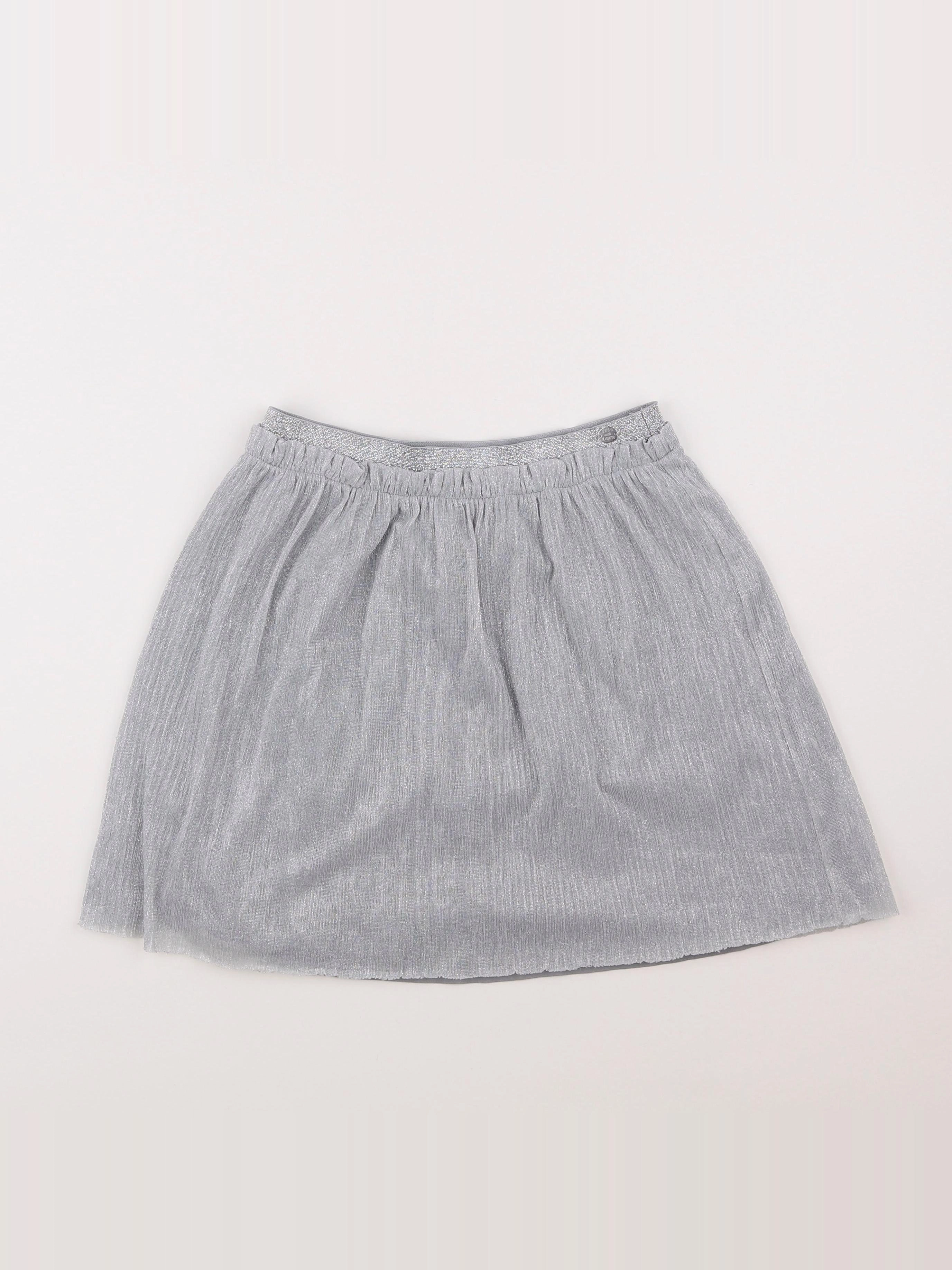 IKKS - jupe argent - 12 ans
