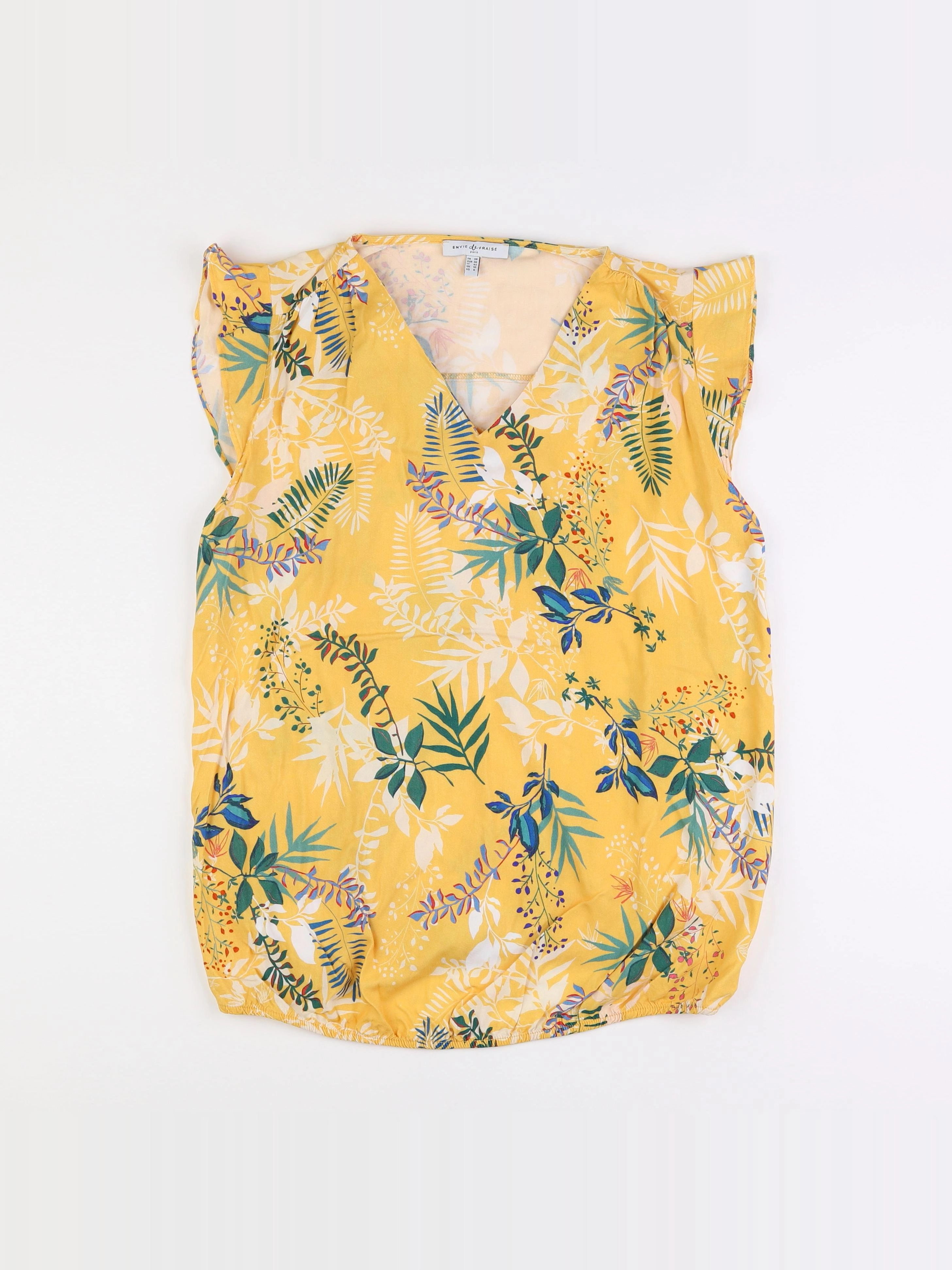 Envie de fraise - blouse grossesse jaune - 38