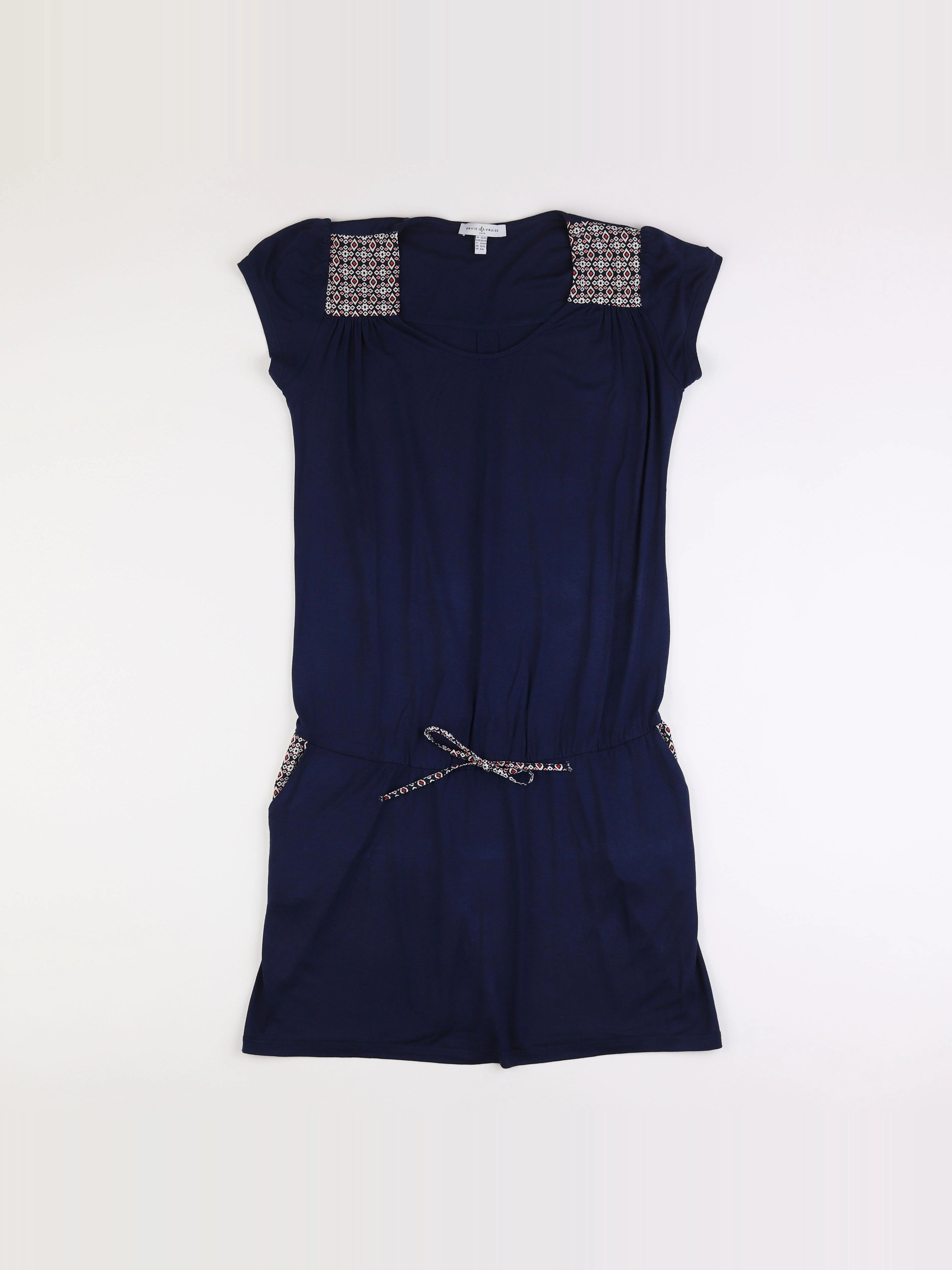 Envie de fraise - robe grossesse bleu - 38 à 40