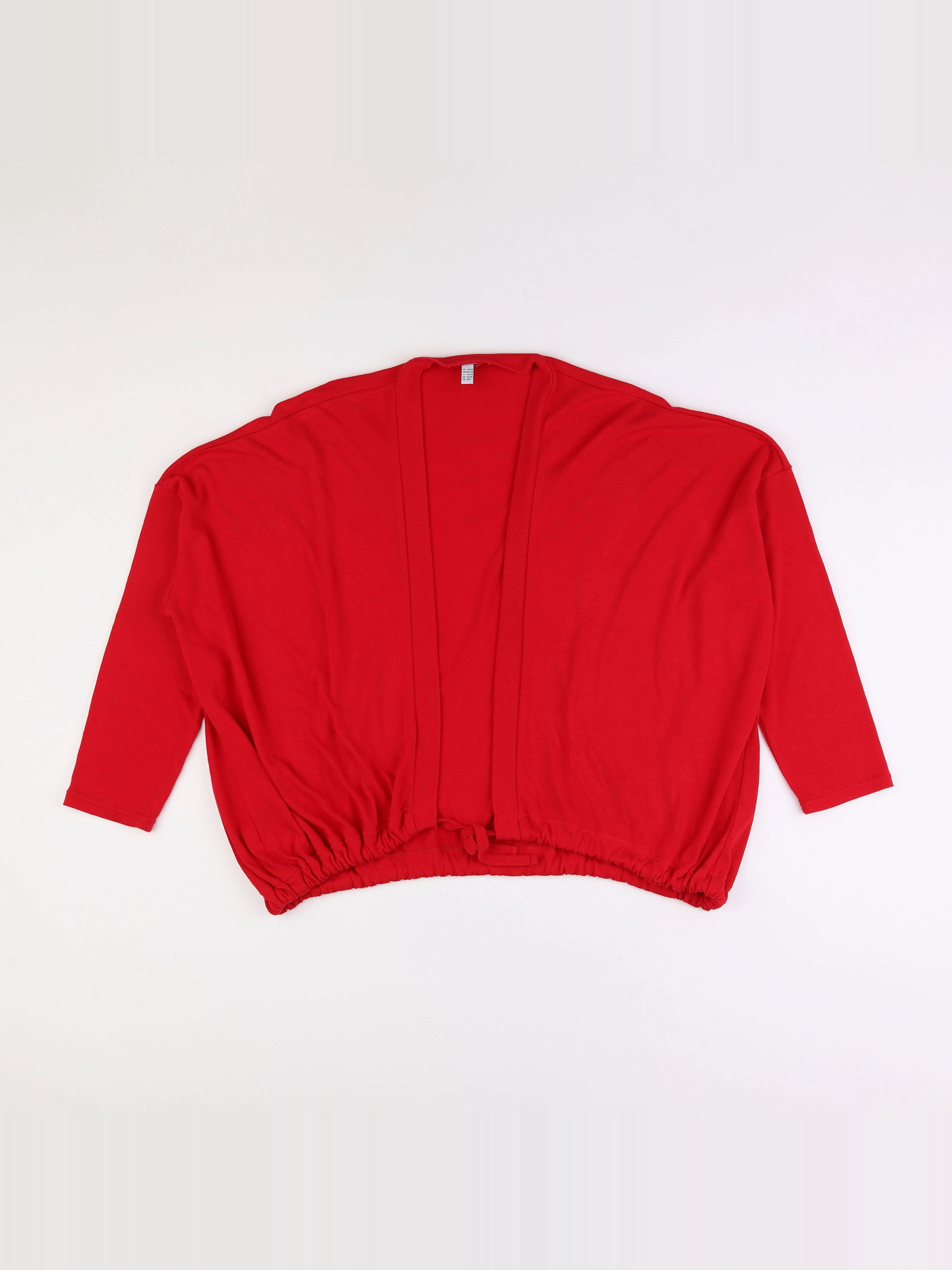 Envie de fraise - gilet grossesse rouge - 38 à 40