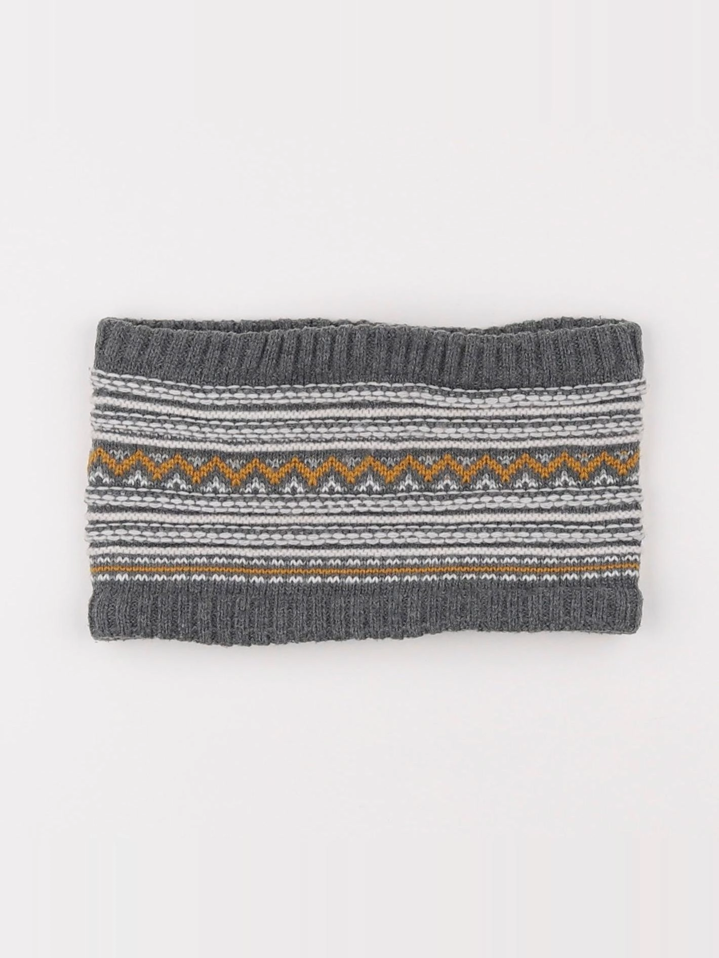 Vertbaudet - tour de cou gris - 4/6 ans