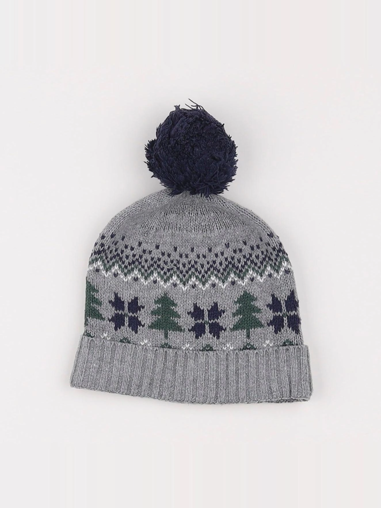 Vertbaudet - bonnet gris - 4/6 ans