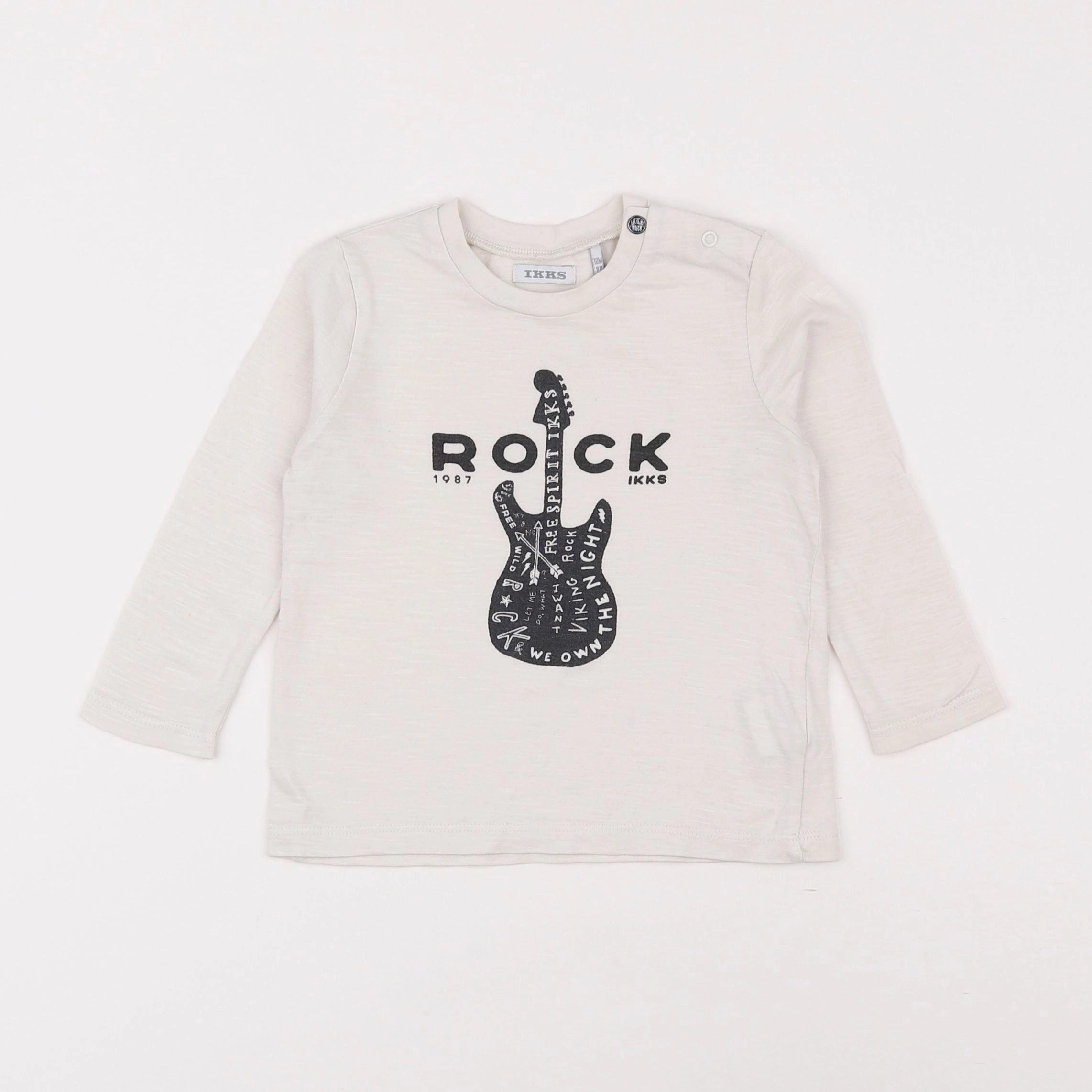 IKKS - tee-shirt blanc - 18 mois