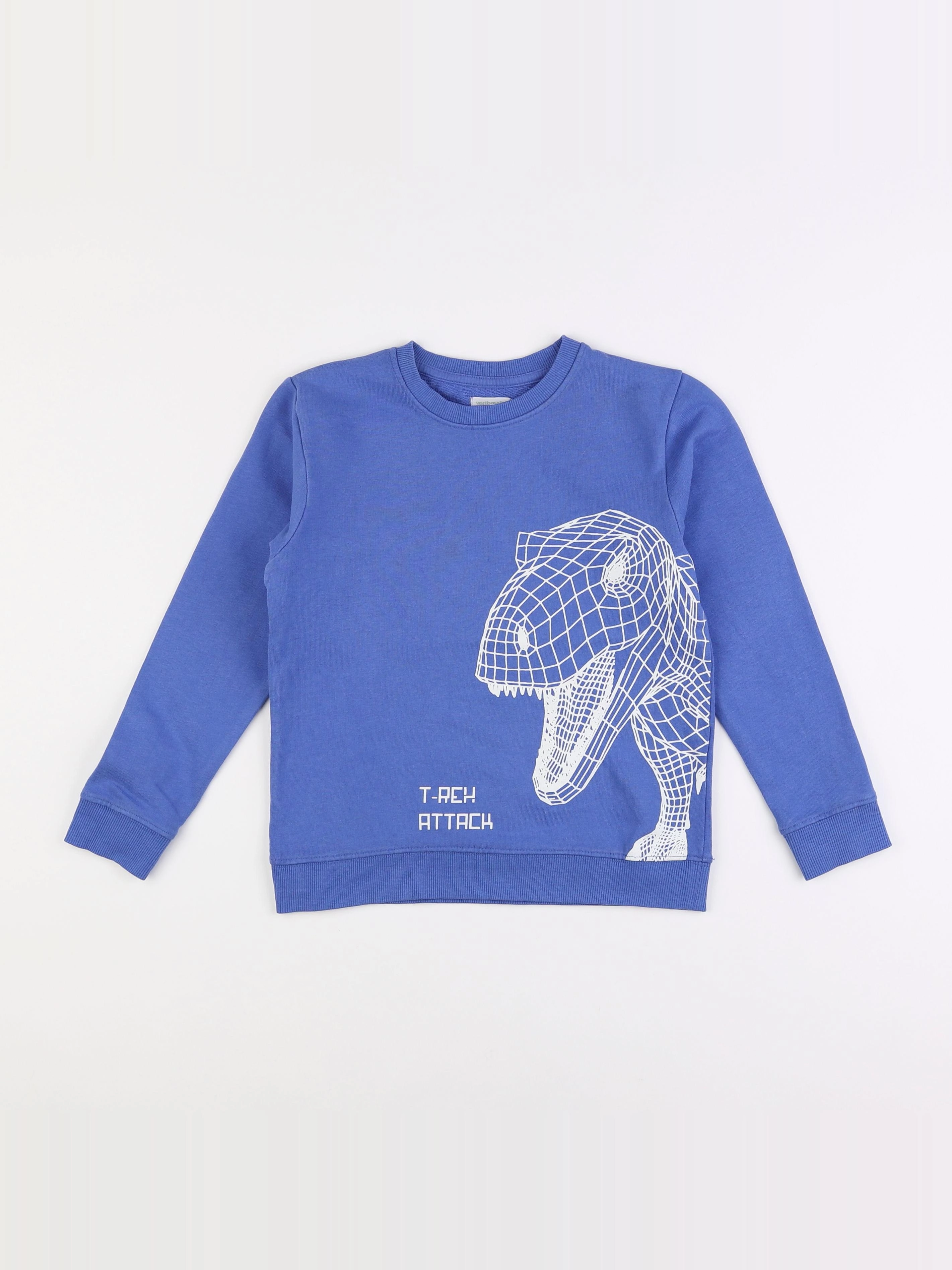 Vertbaudet - sweat bleu - 8 ans