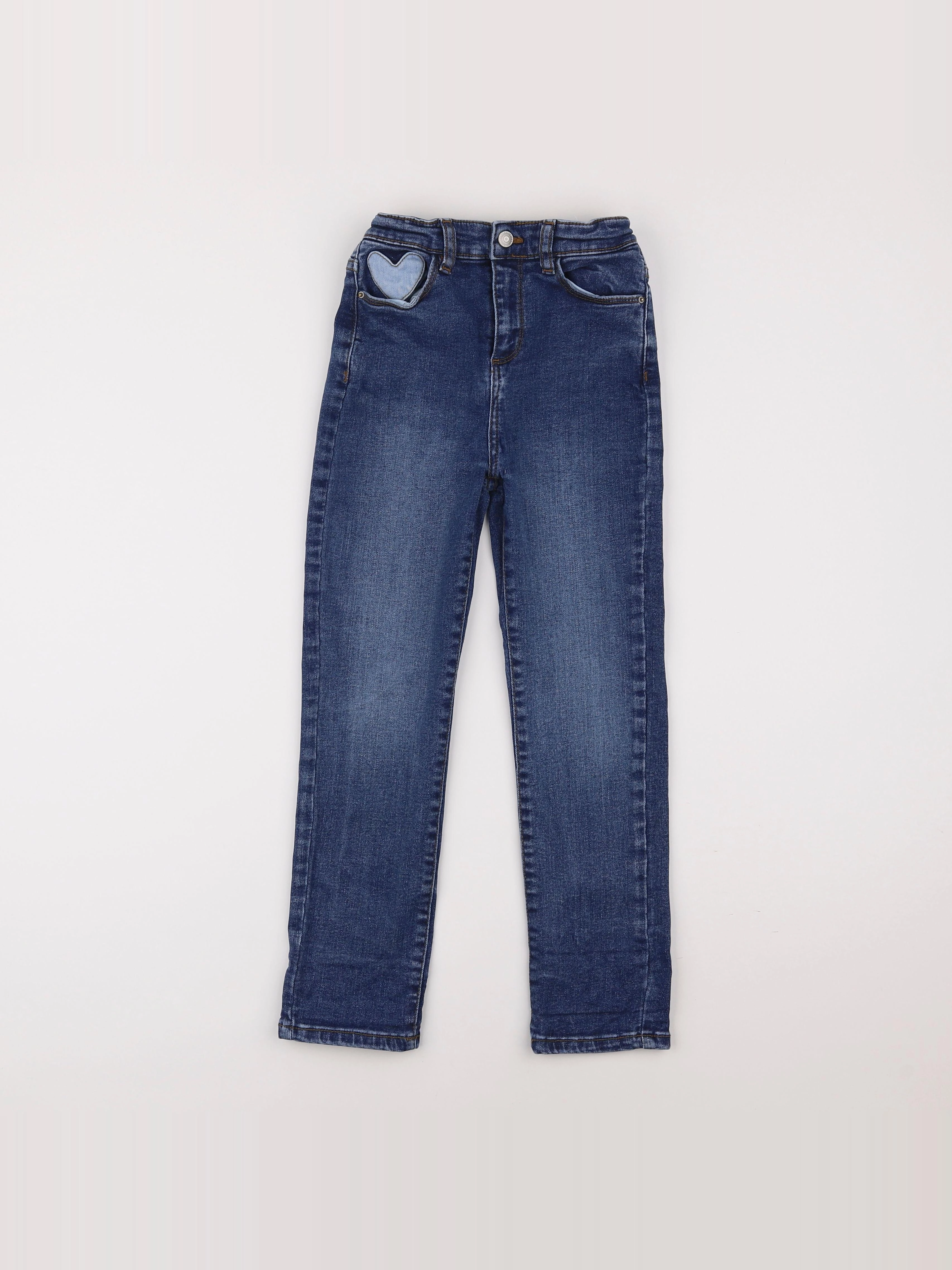 Vertbaudet - jegging bleu - 9 ans