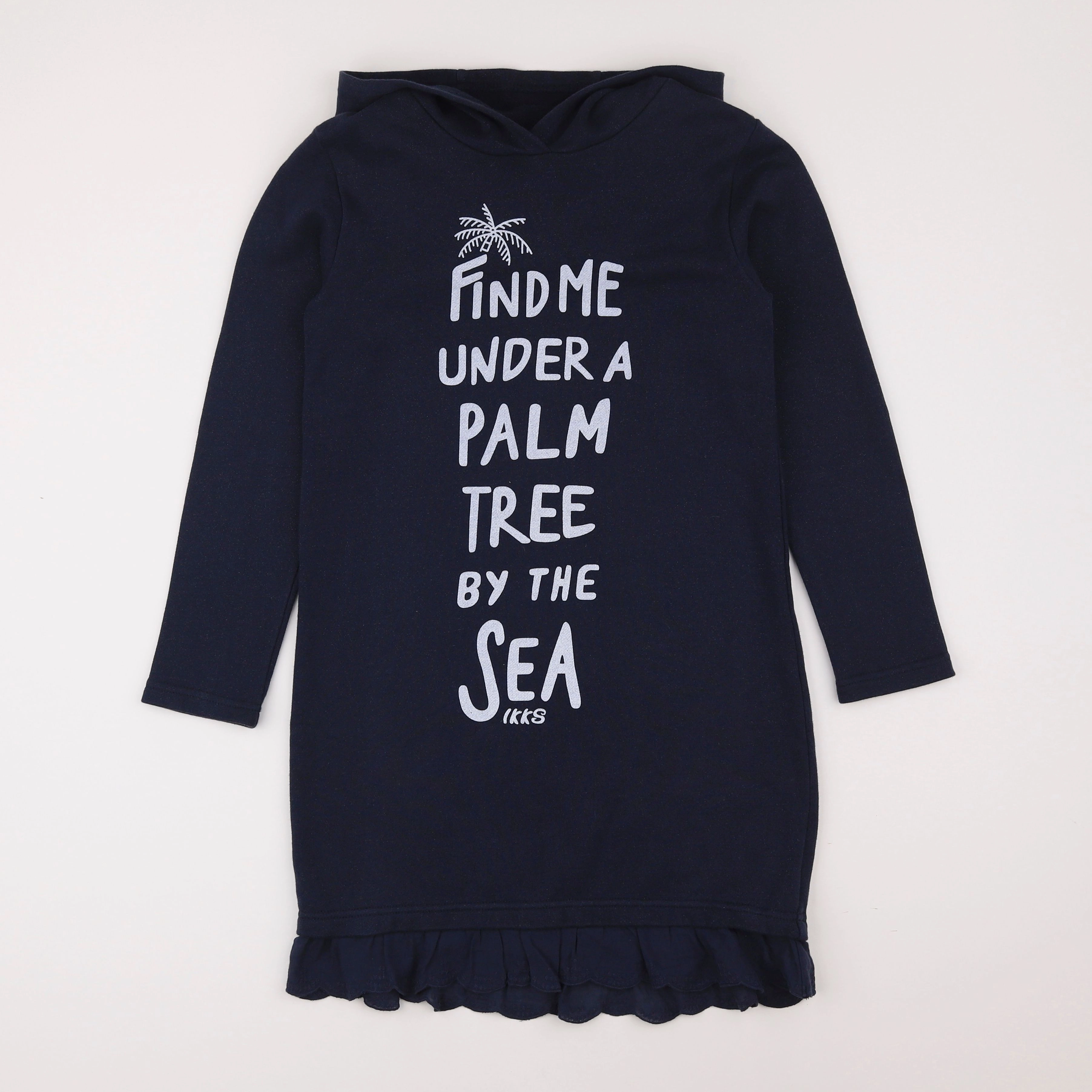 IKKS - robe bleu - 10 ans