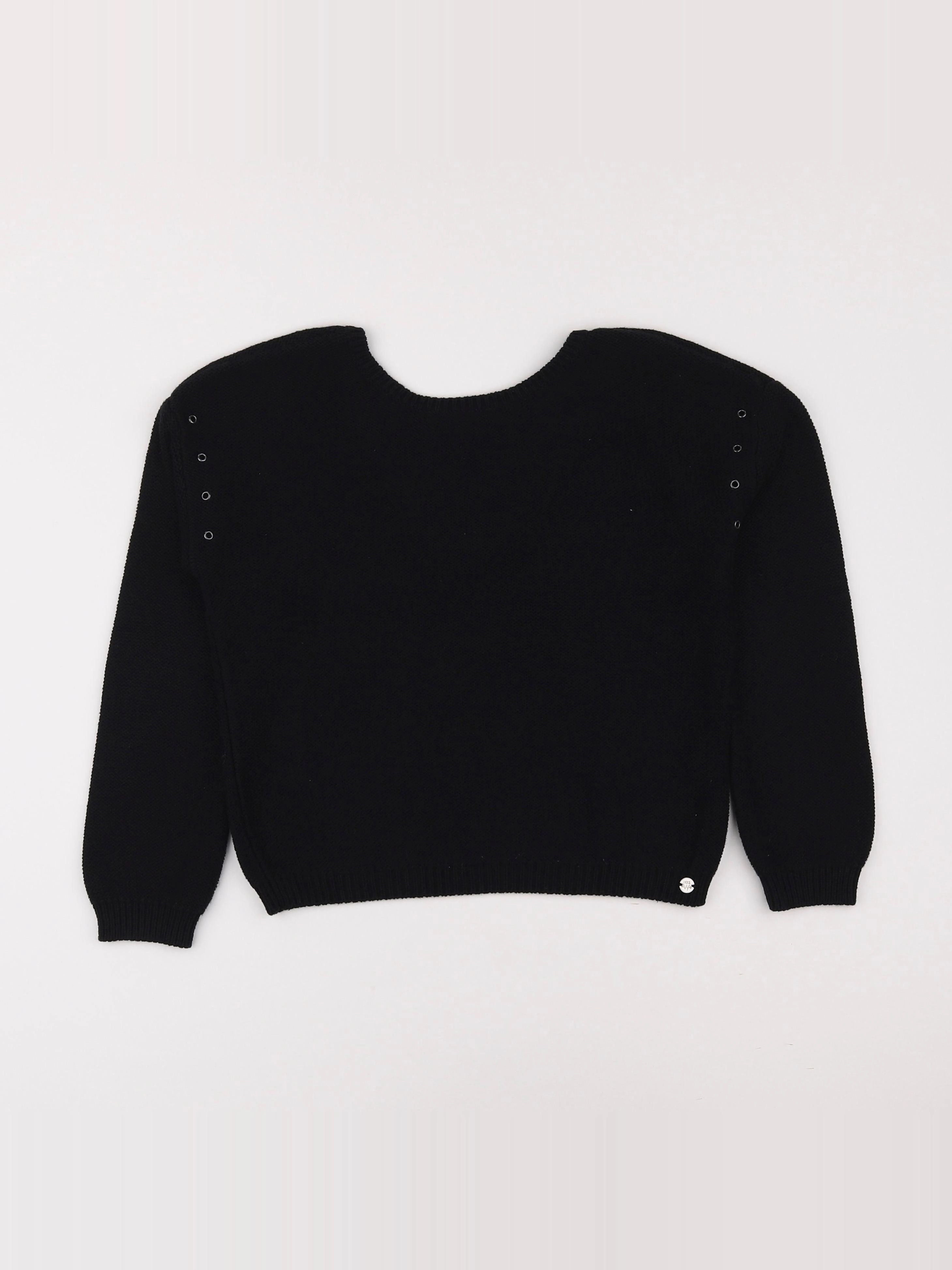 IKKS - pull noir - 10 ans