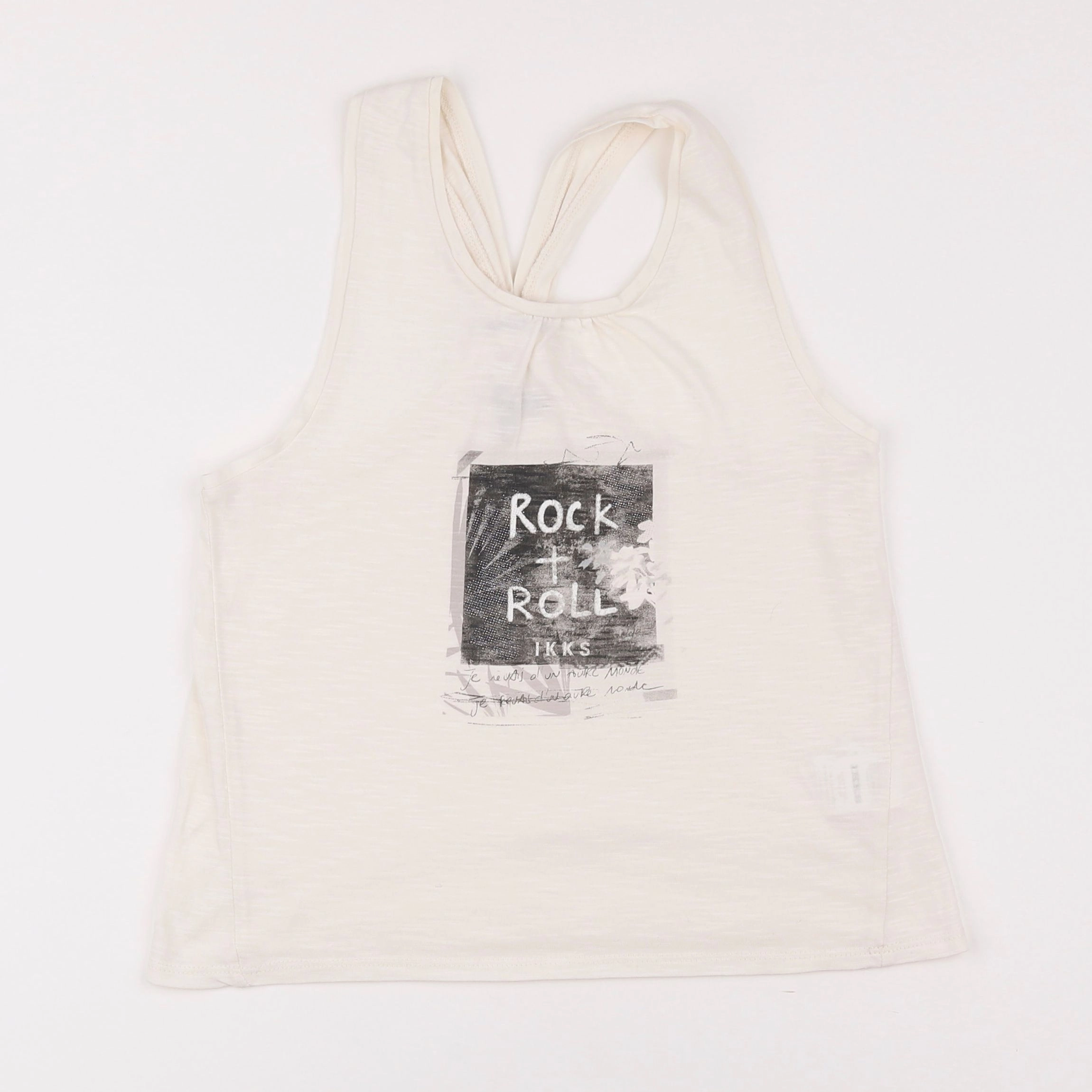 IKKS - débardeur beige - 10 ans