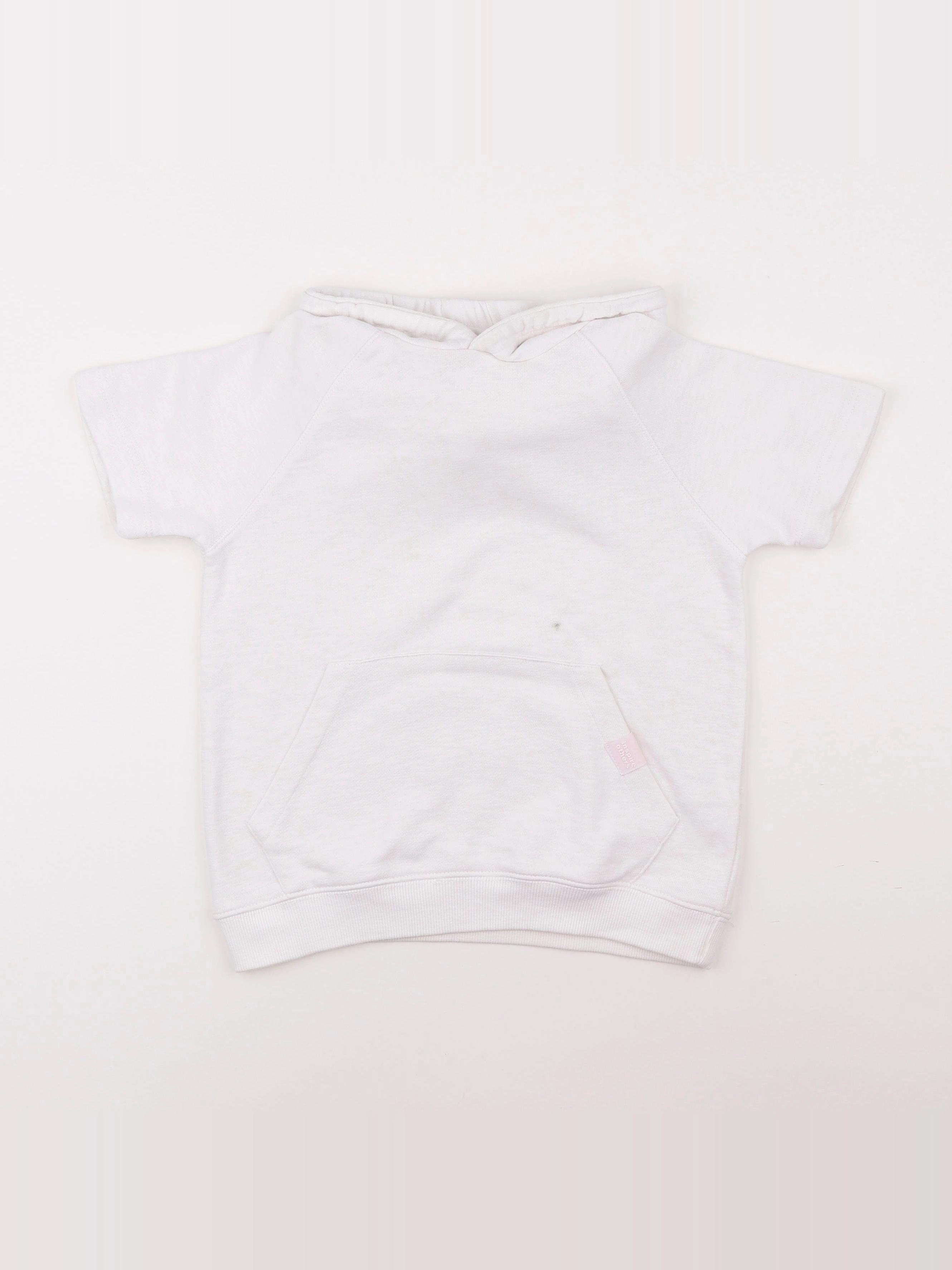 Zara - sweat blanc - 4/5 ans