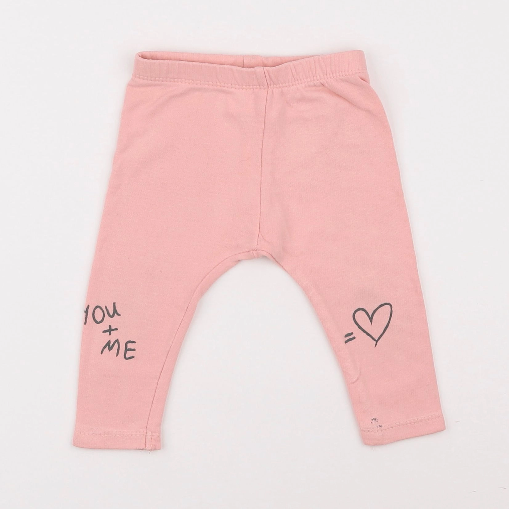 Zara - legging rose - 6/9 mois
