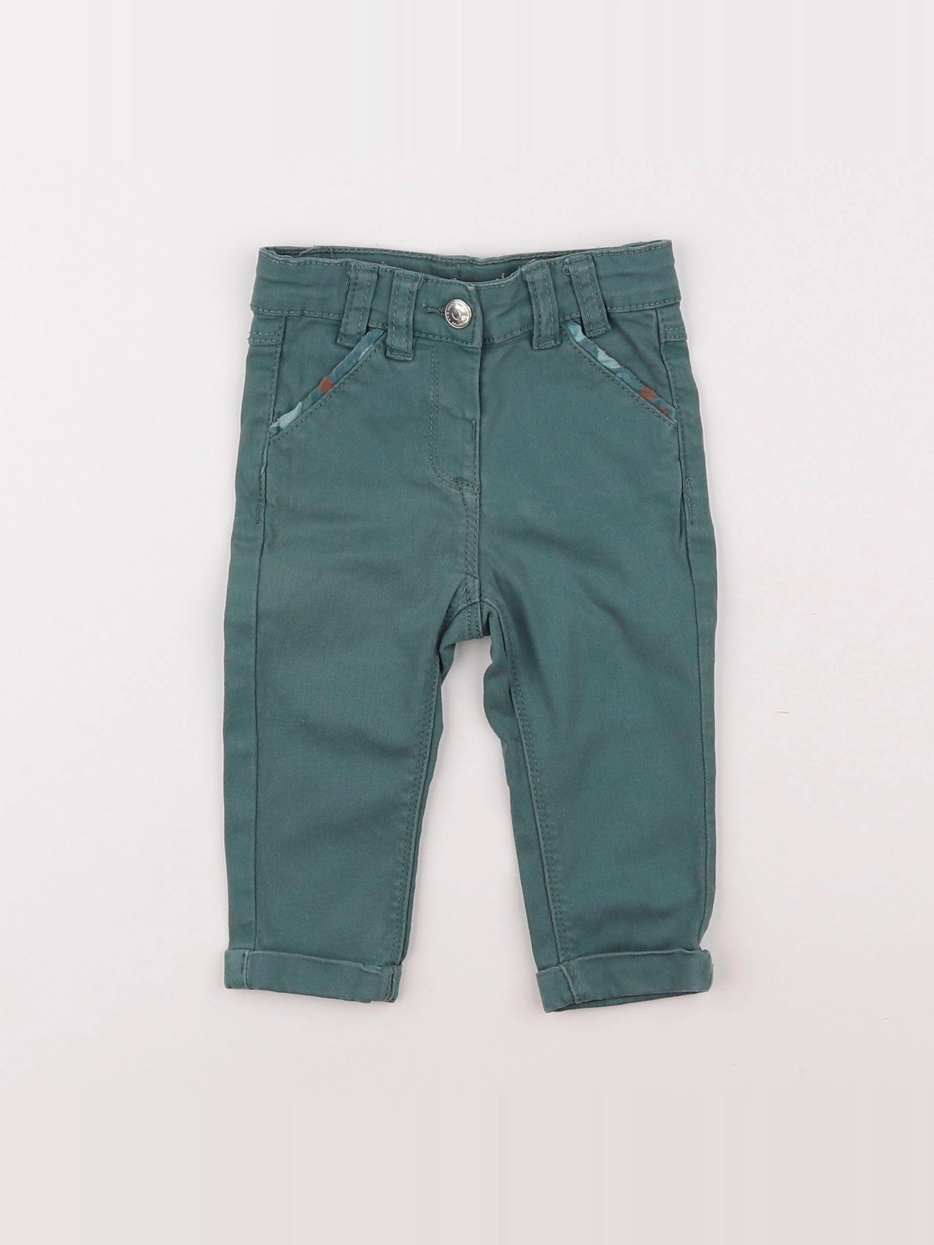 Tape à l'oeil - pantalon vert - 9 mois