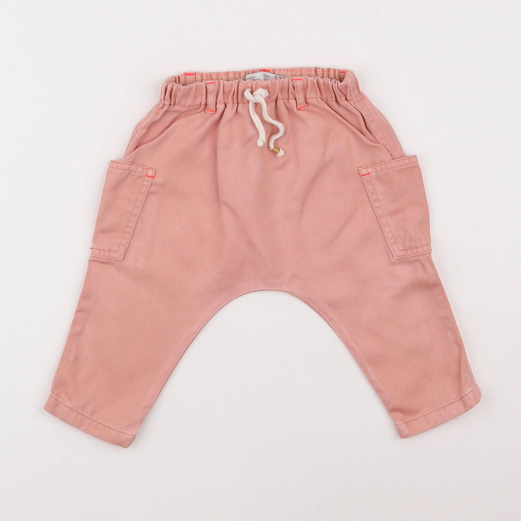 Zara - pantalon rose - 6/9 mois