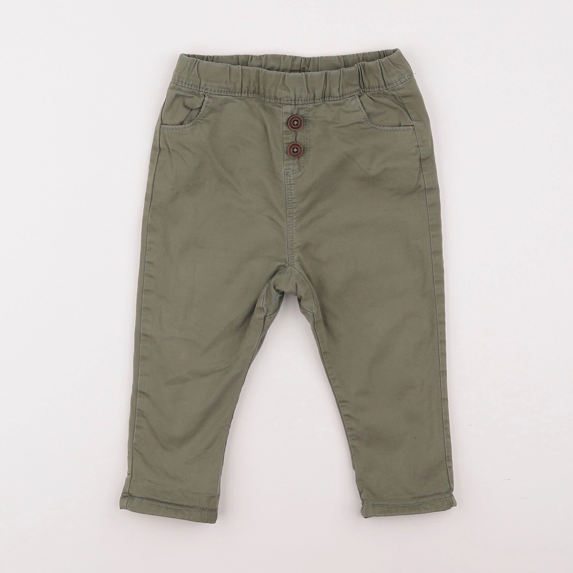 Tape à l'oeil - pantalon vert - 18 mois