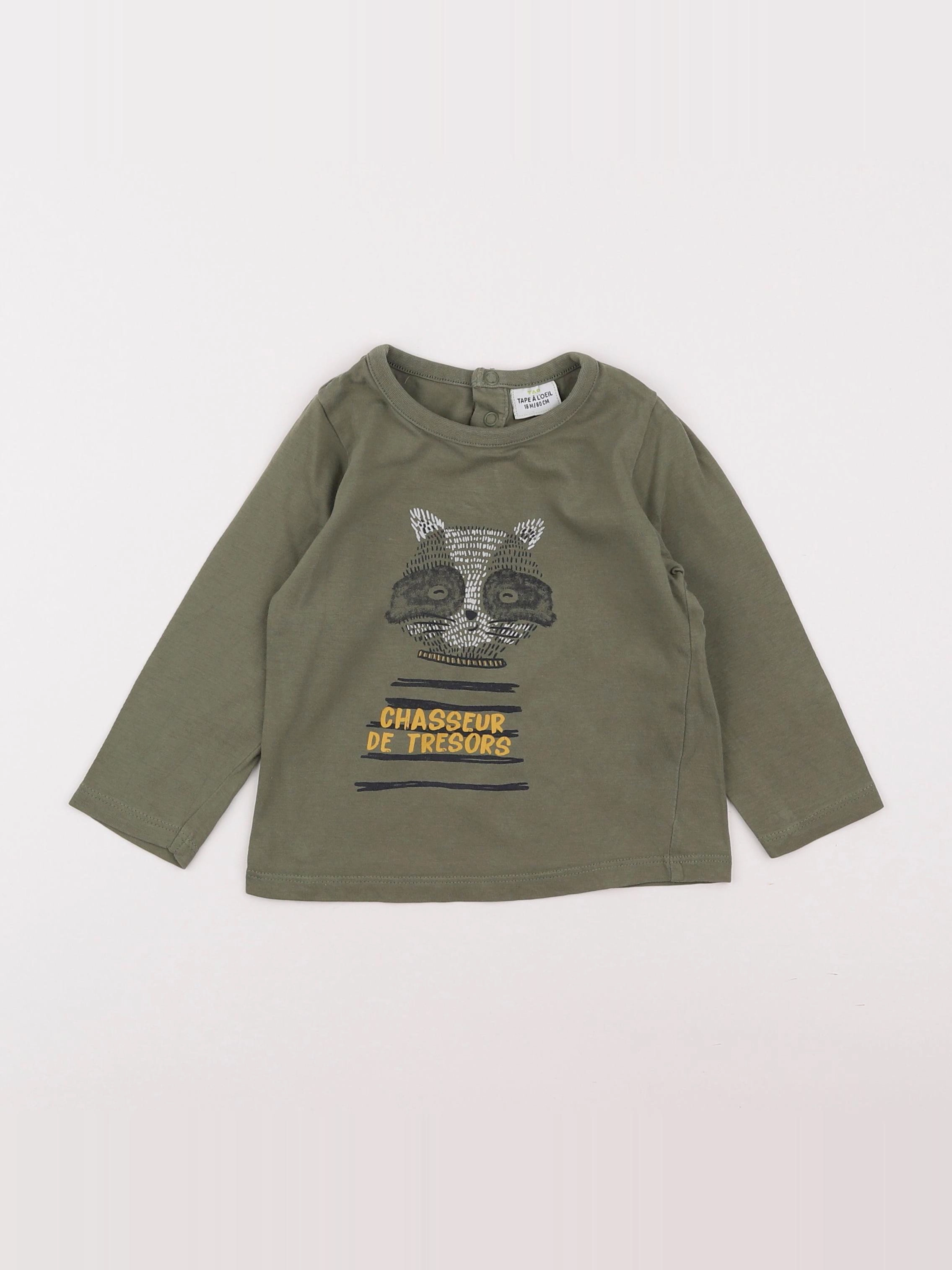 Tape à l'oeil - tee-shirt vert - 18 mois