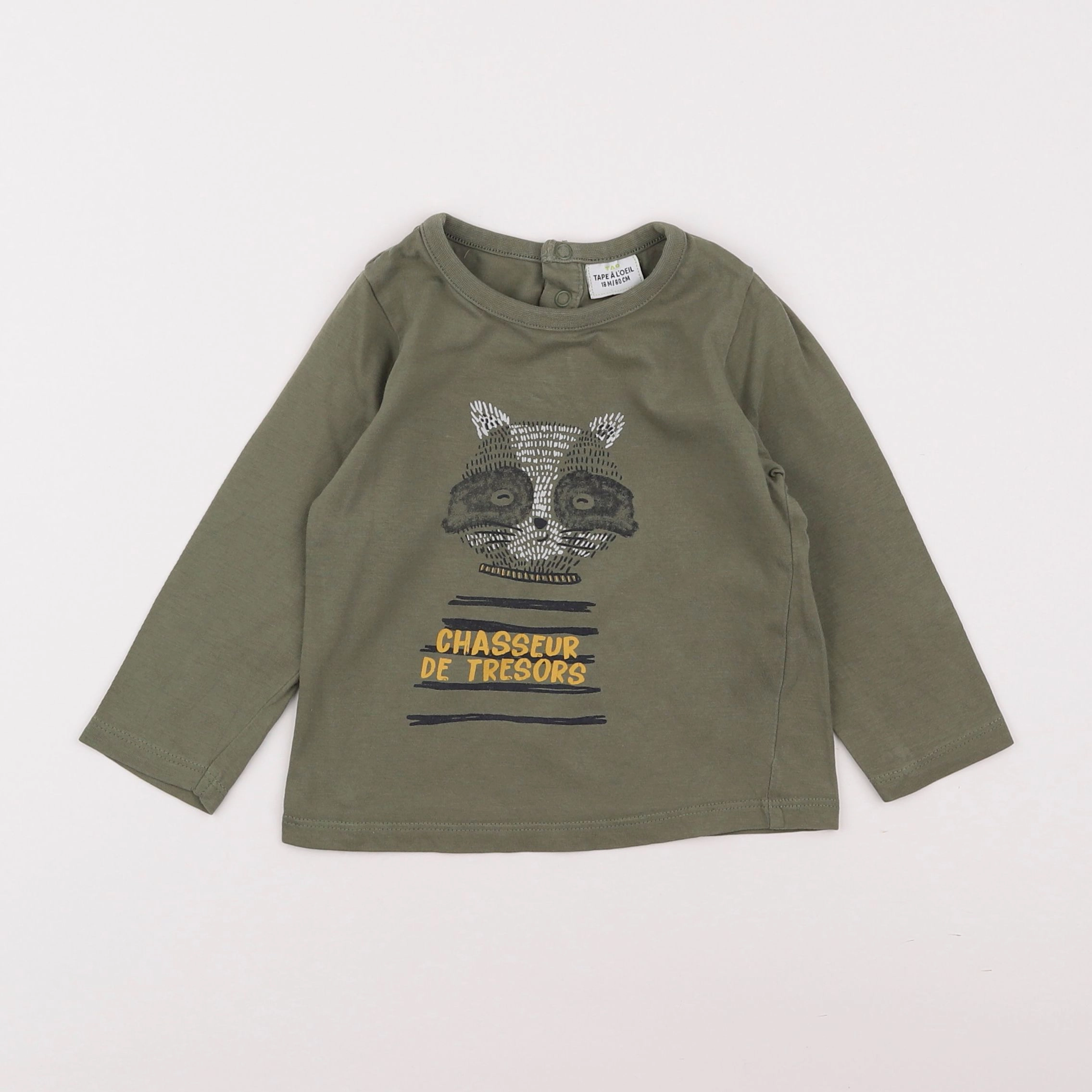 Tape à l'oeil - tee-shirt vert - 18 mois