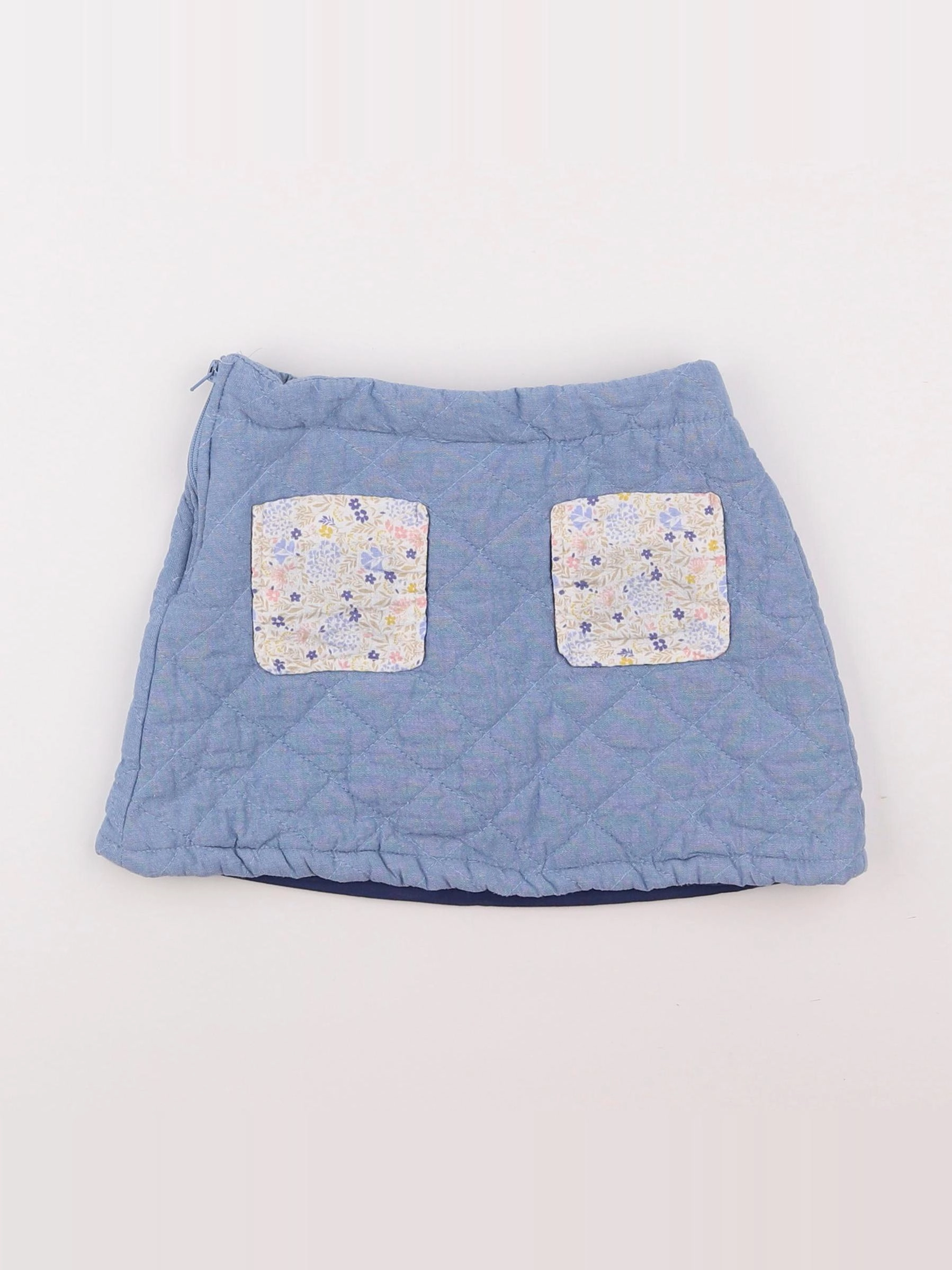 Vertbaudet - jupe bleu - 6 ans