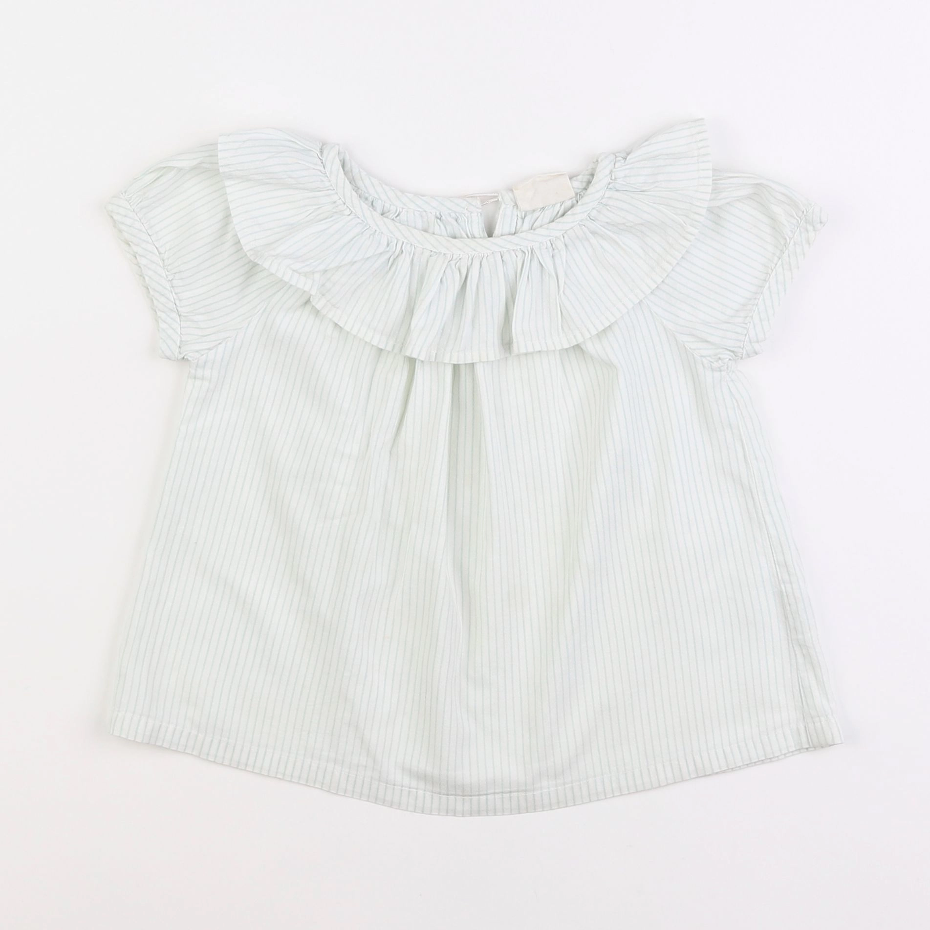 Lililotte - blouse blanc, bleu - 3 ans