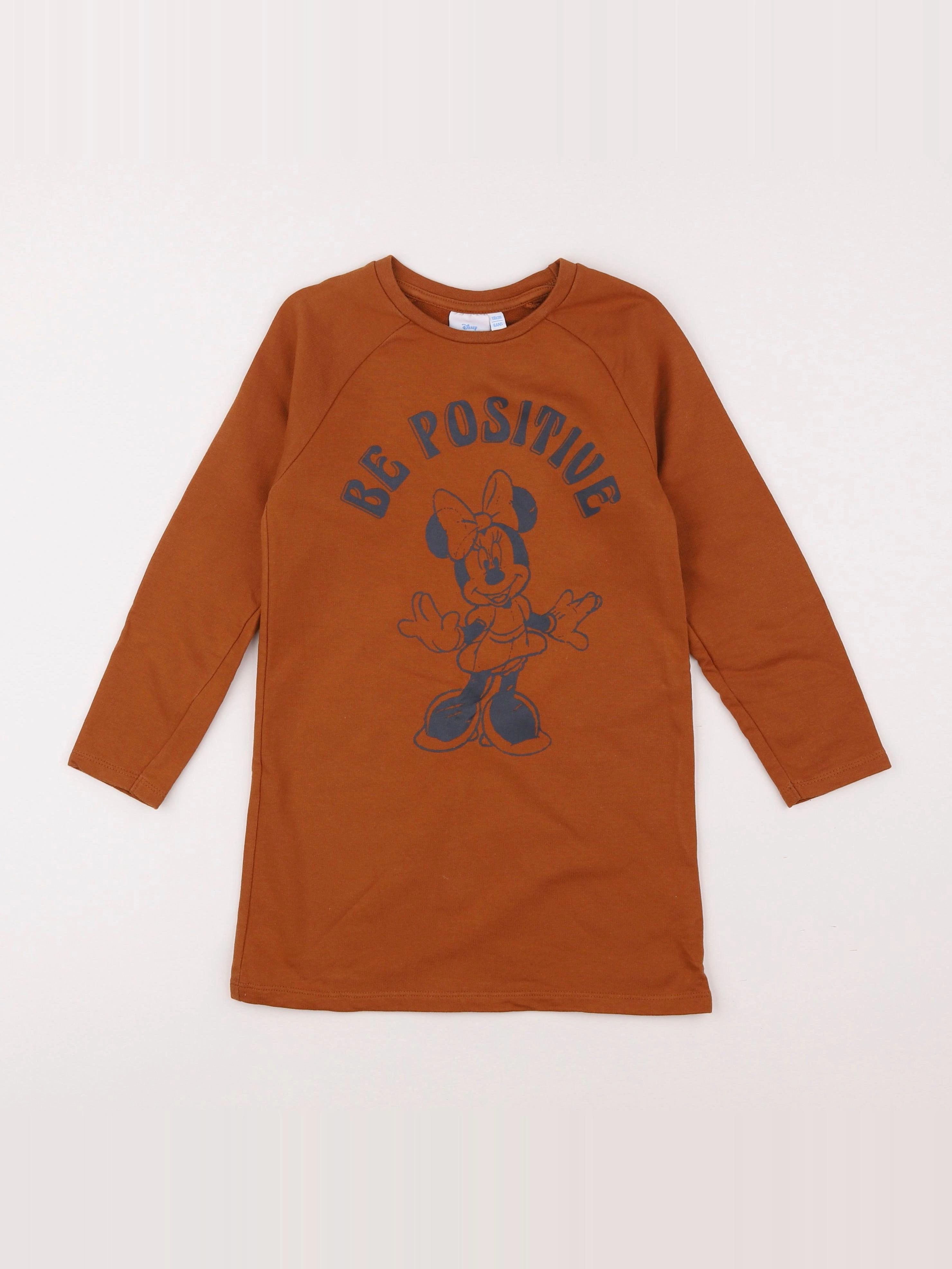 Vertbaudet - robe marron - 6 ans