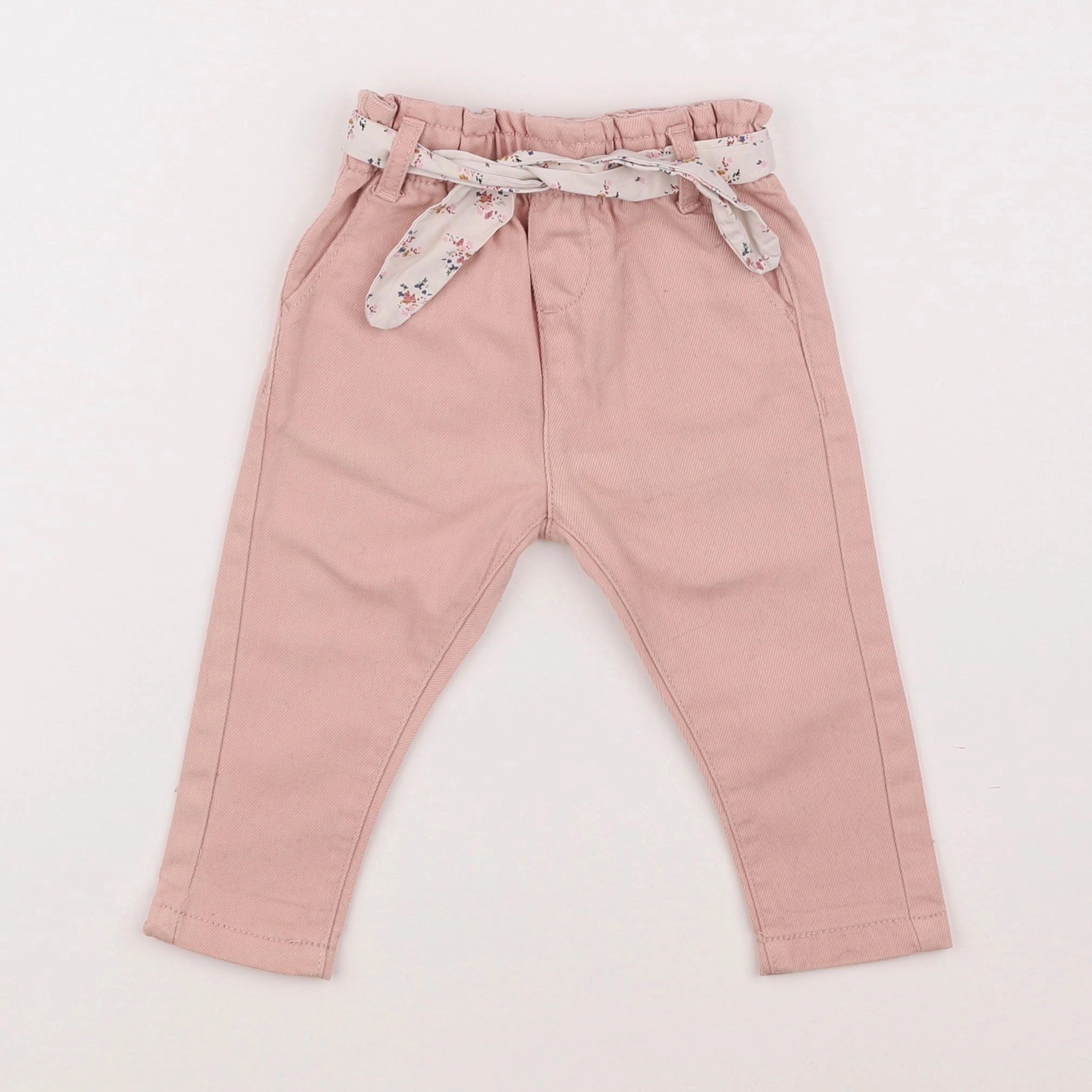 Vertbaudet - jean rose - 9 mois