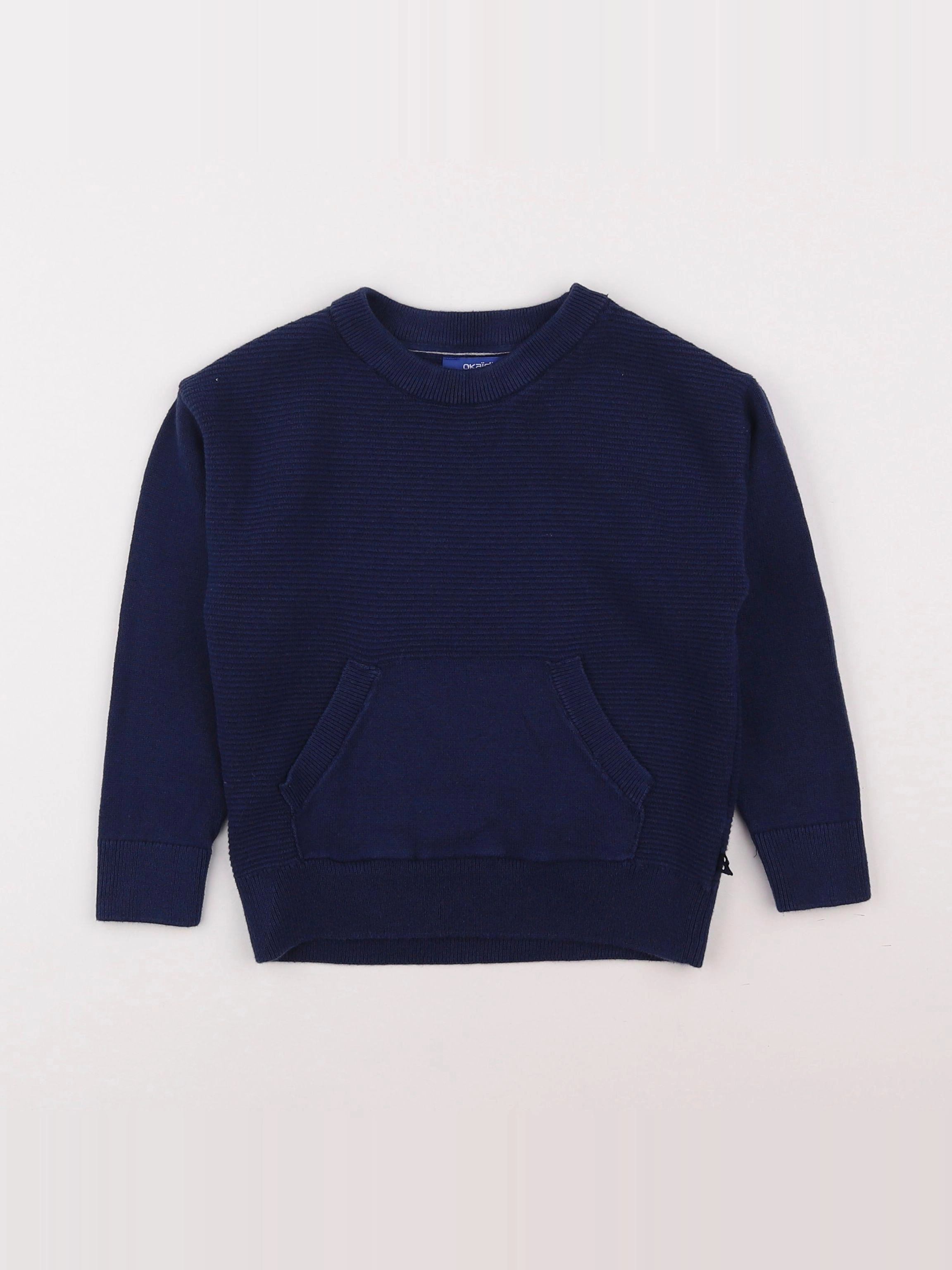 Okaidi - pull bleu - 5 ans