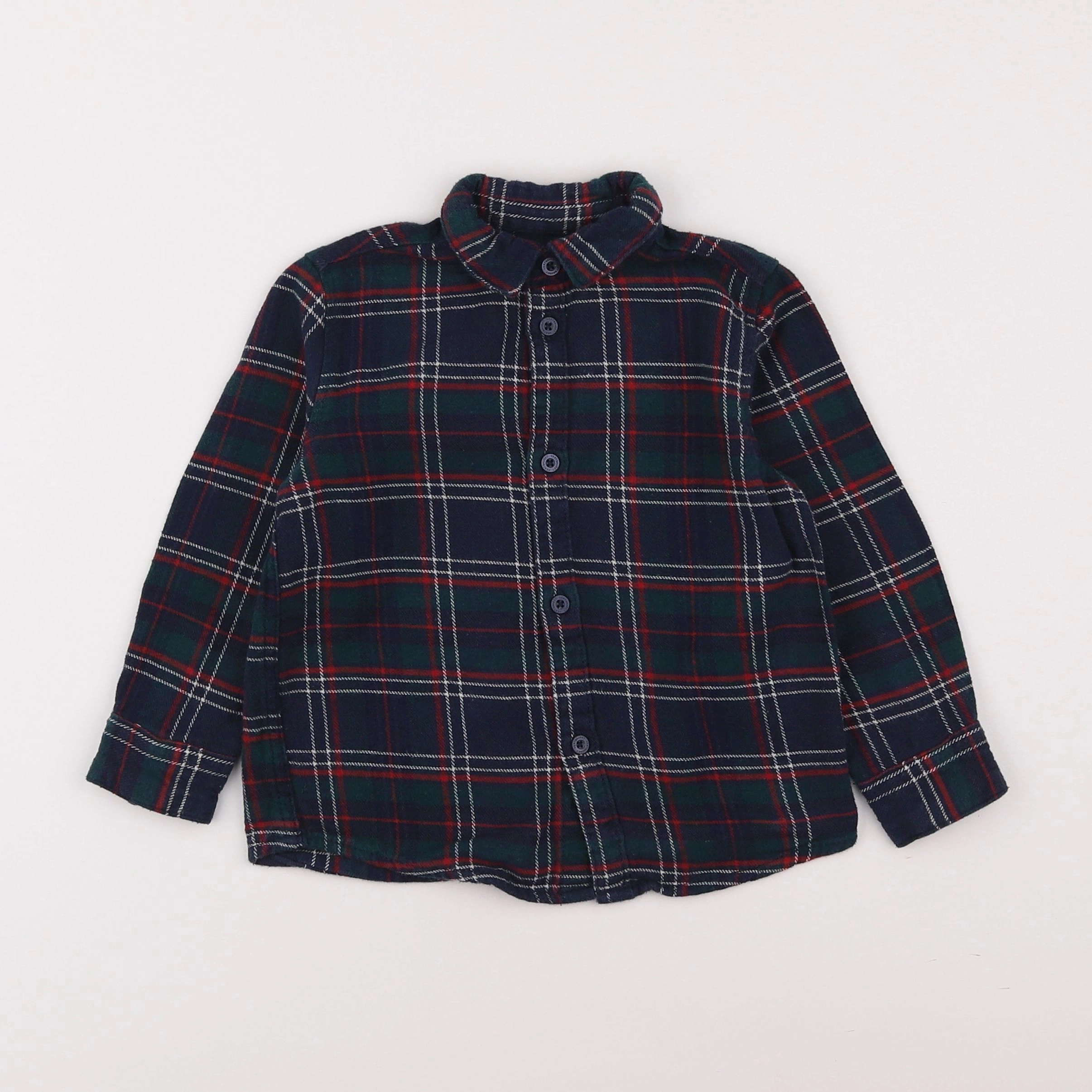 Vertbaudet - chemise multicolore - 4 ans