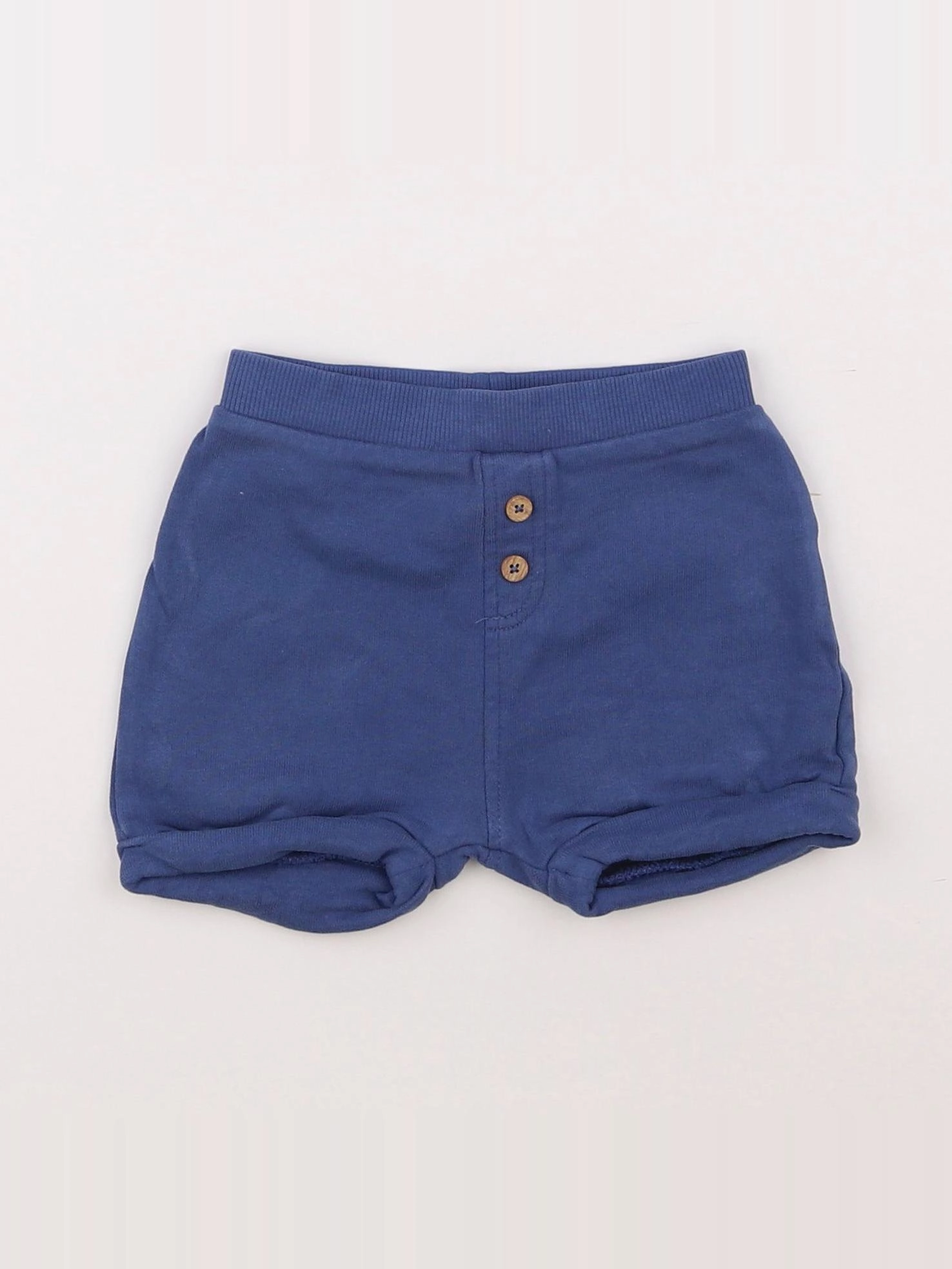 Vertbaudet - short bleu - 6 mois