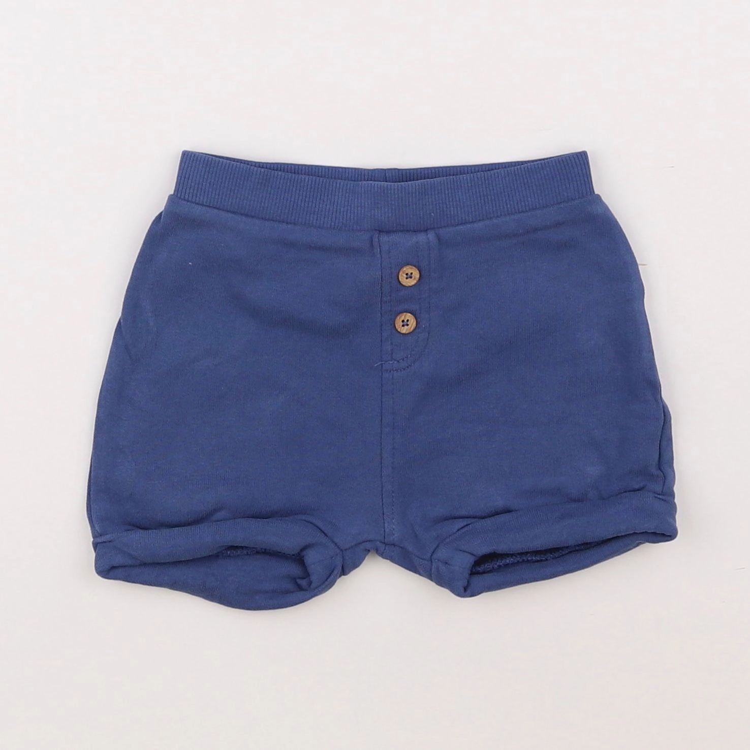 Vertbaudet - short bleu - 6 mois