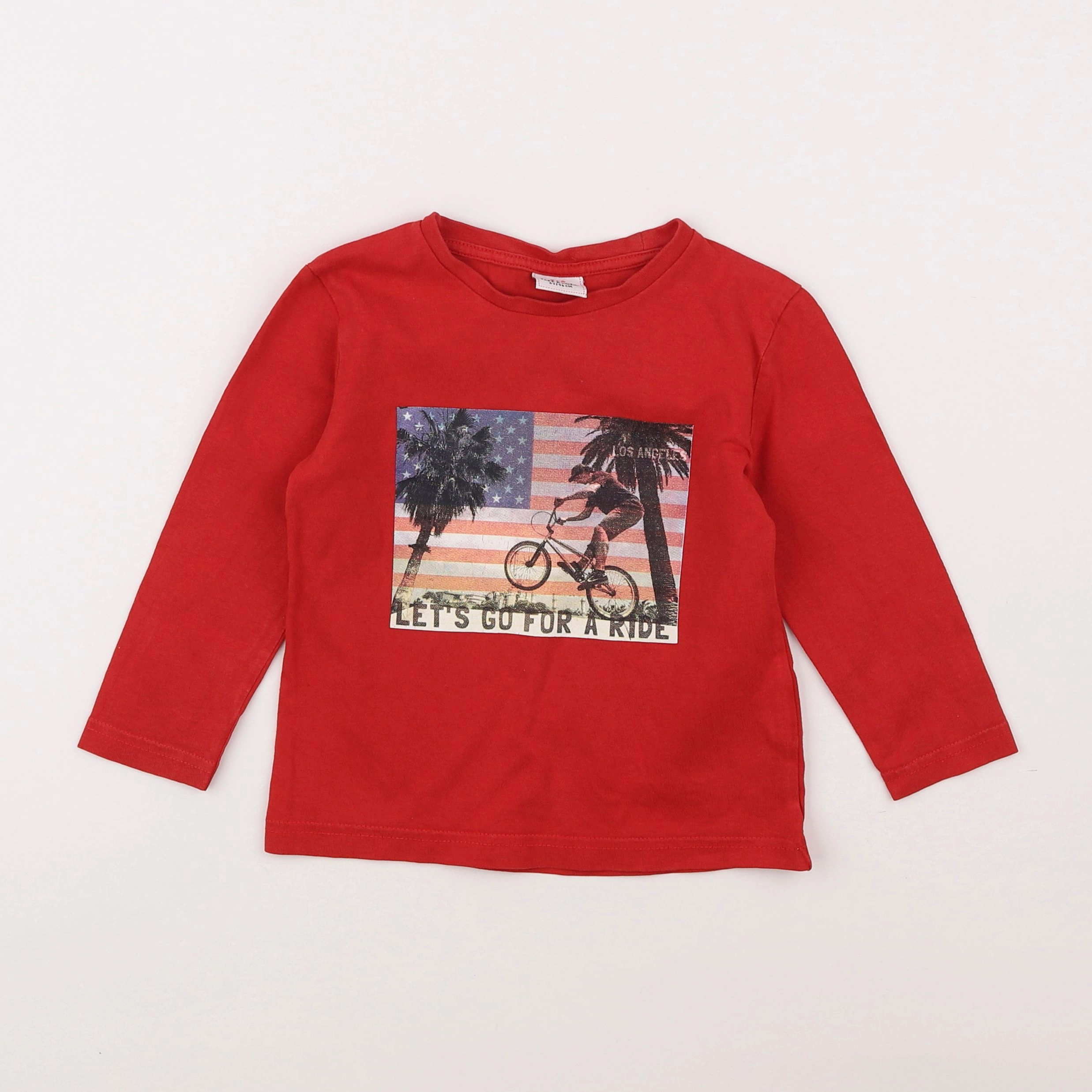 Tape à l'oeil - tee-shirt rouge - 3 ans