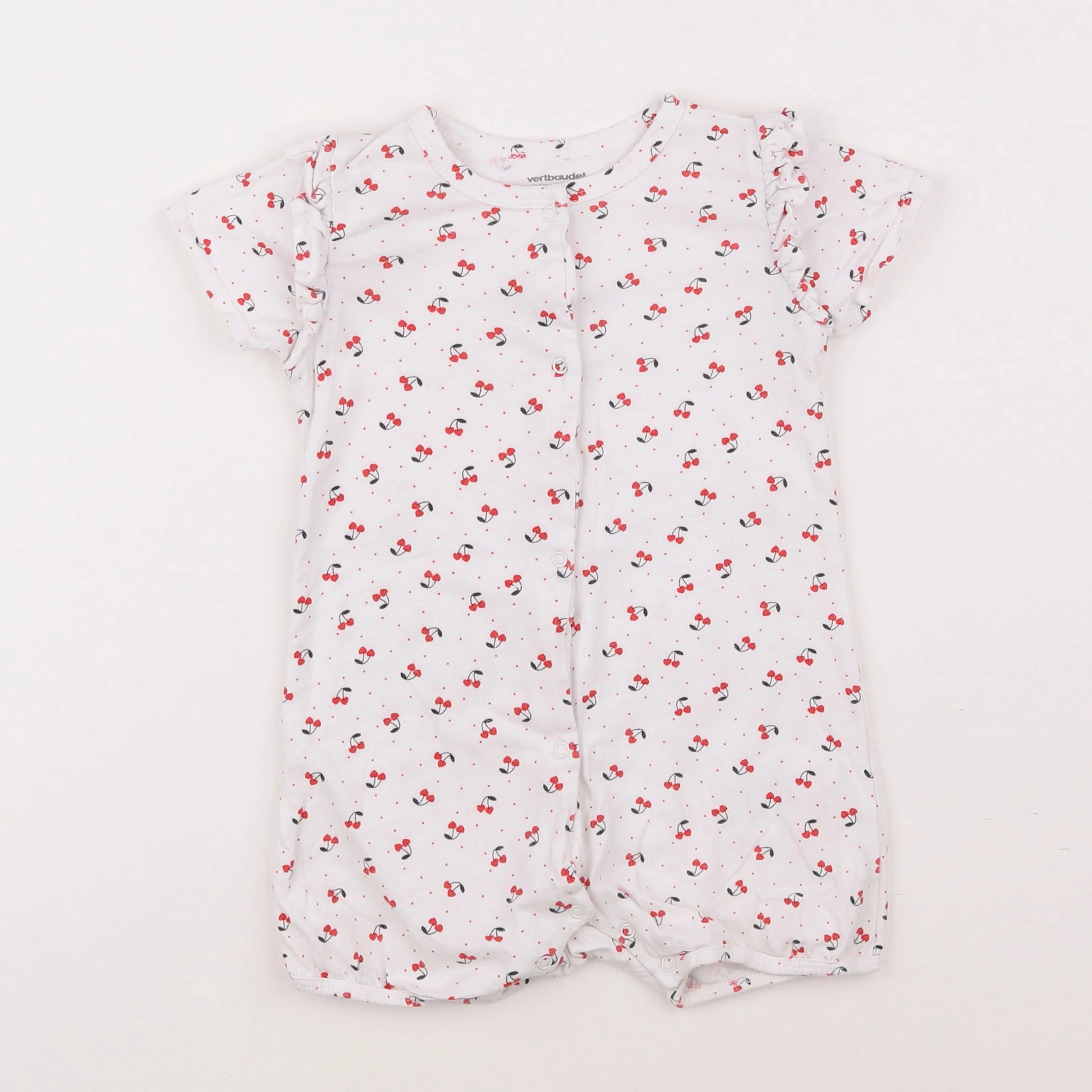 Vertbaudet - pyjama coton blanc - 2 ans