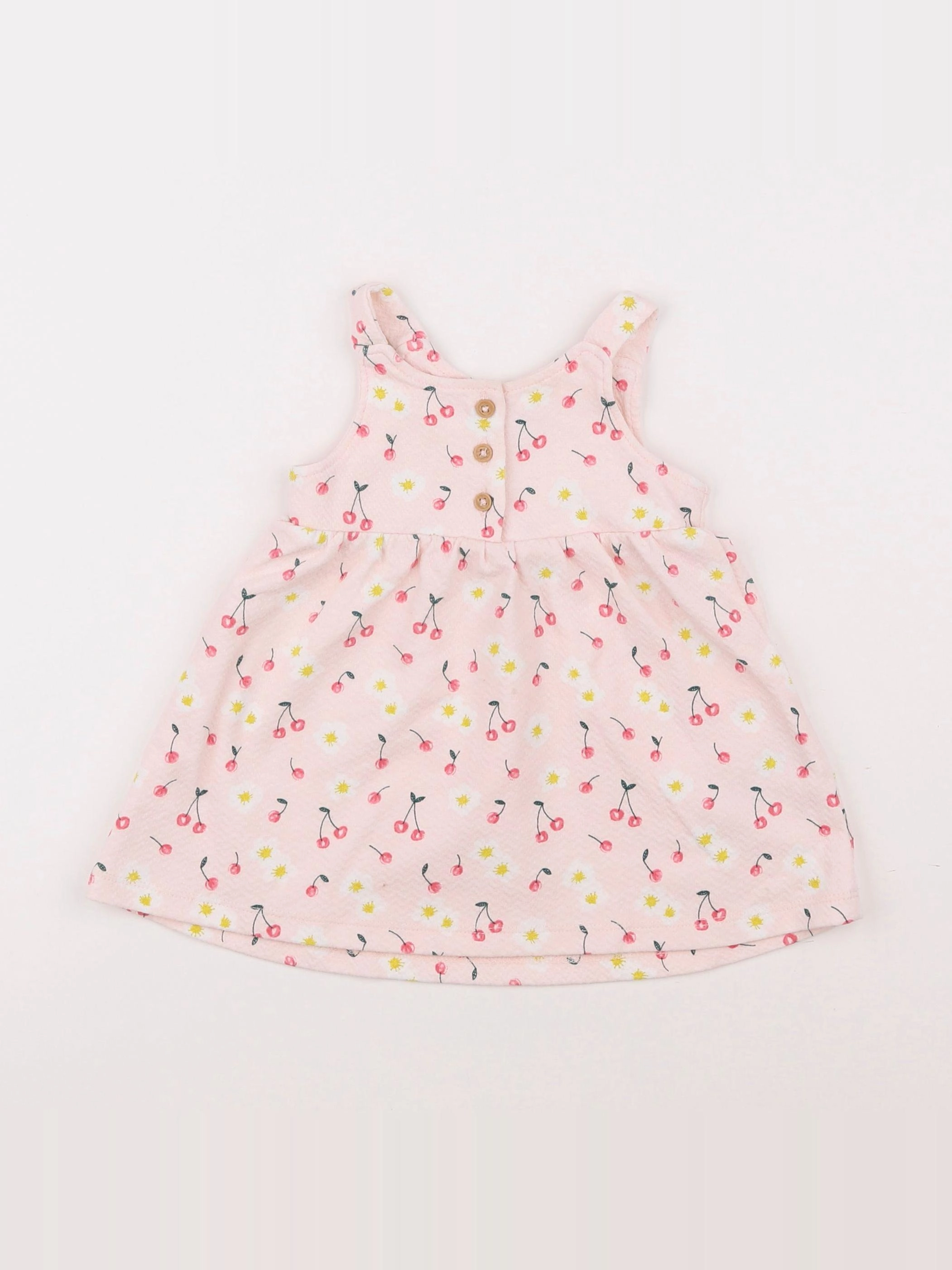 Vertbaudet - robe rose - 9 mois