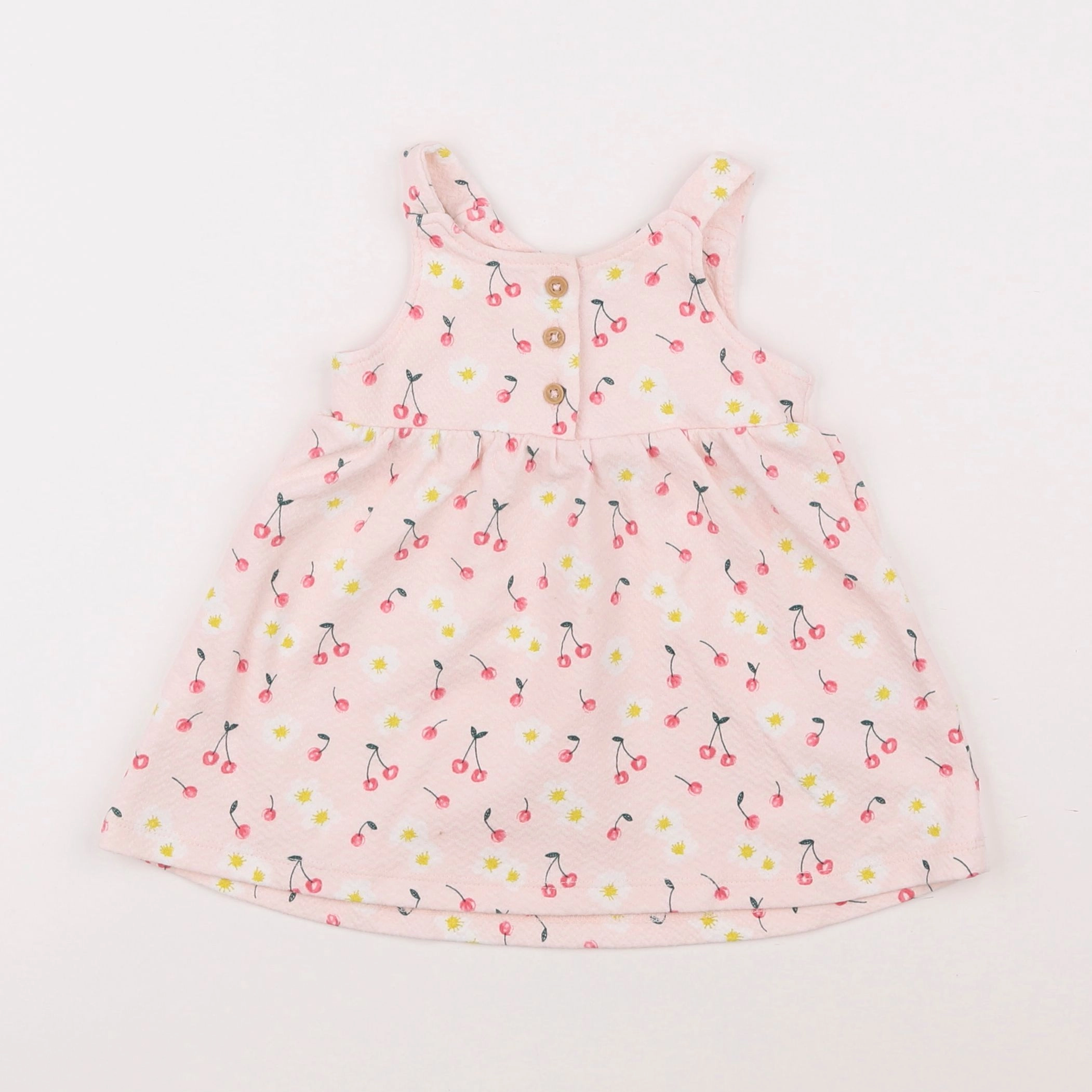 Vertbaudet - robe rose - 9 mois