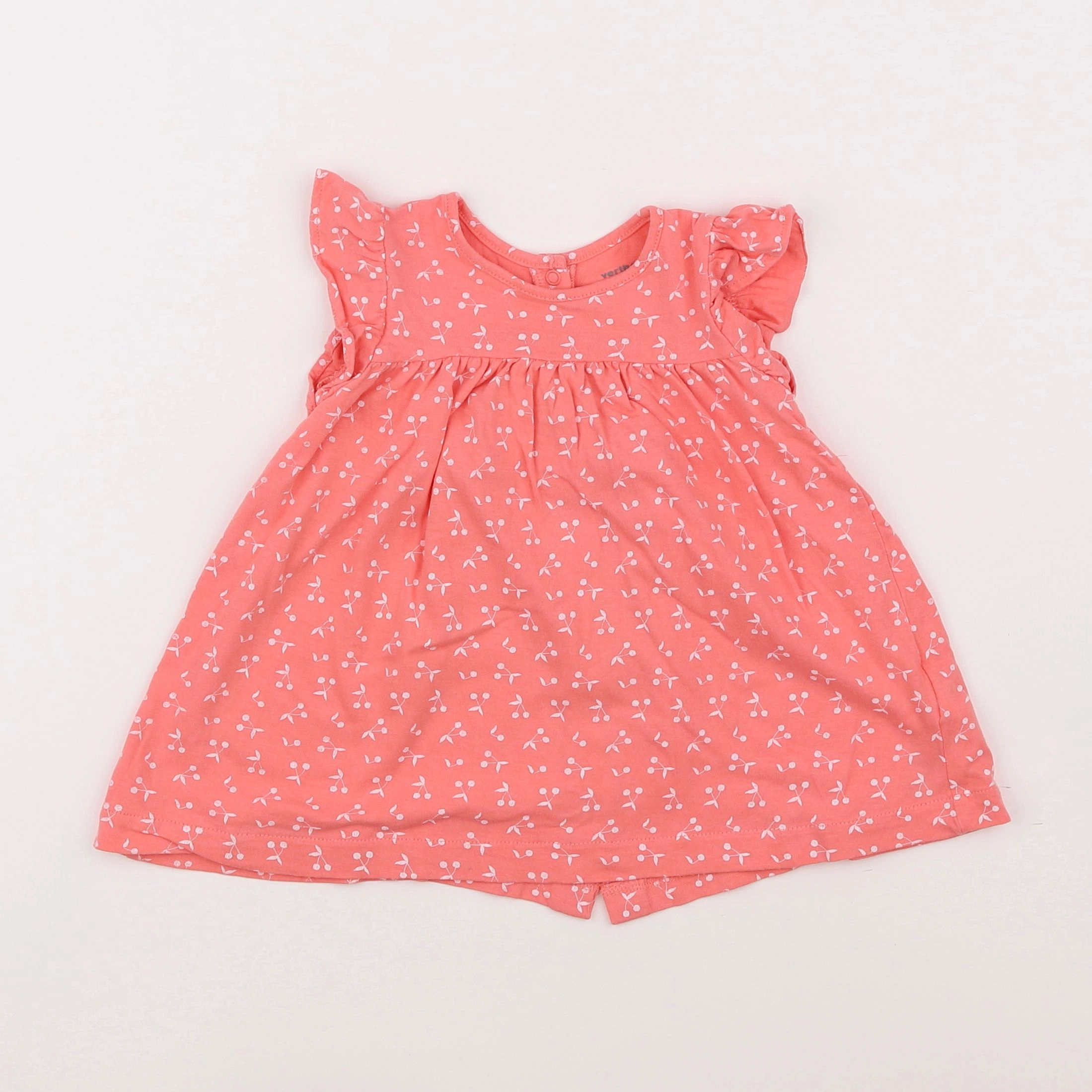 Vertbaudet - robe rose - 9 mois