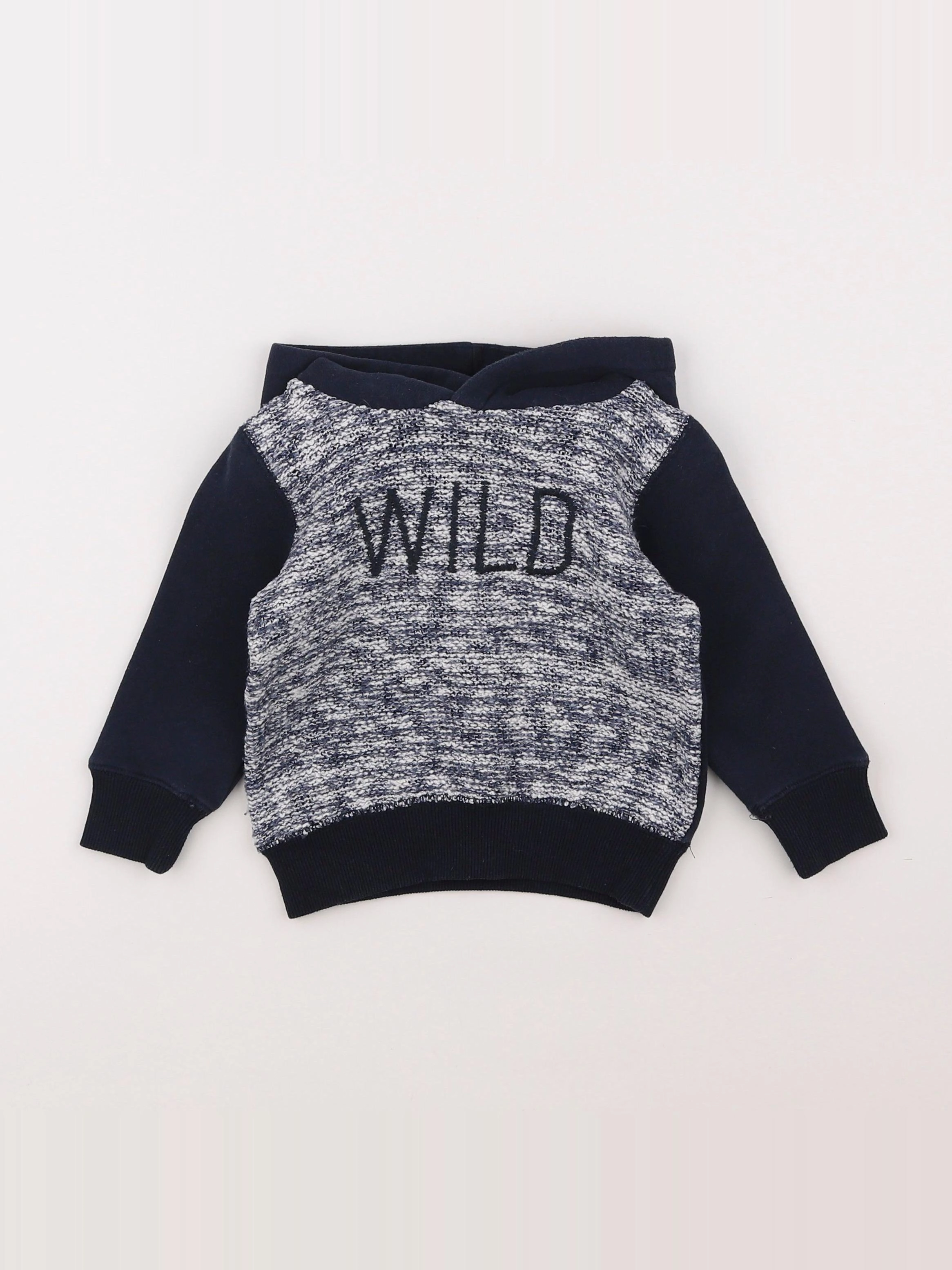 Tape à l'oeil - sweat bleu - 2 ans