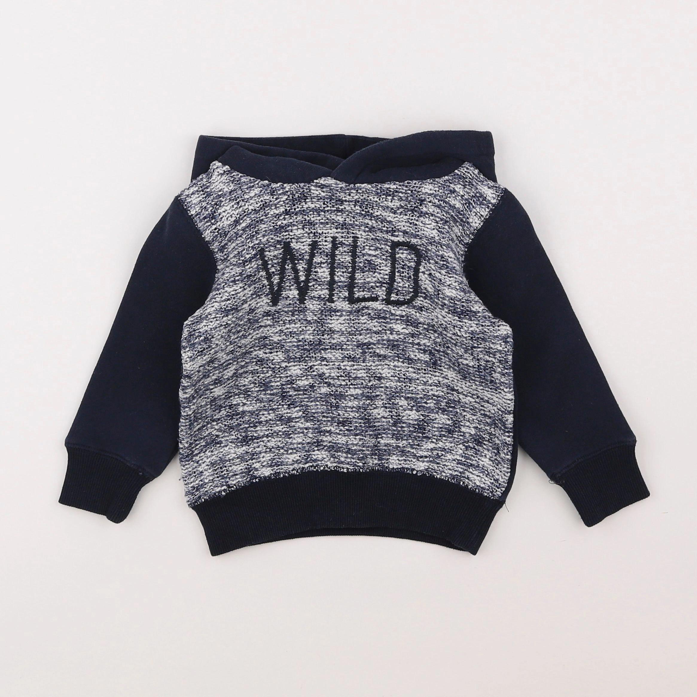 Tape à l'oeil - sweat bleu - 2 ans