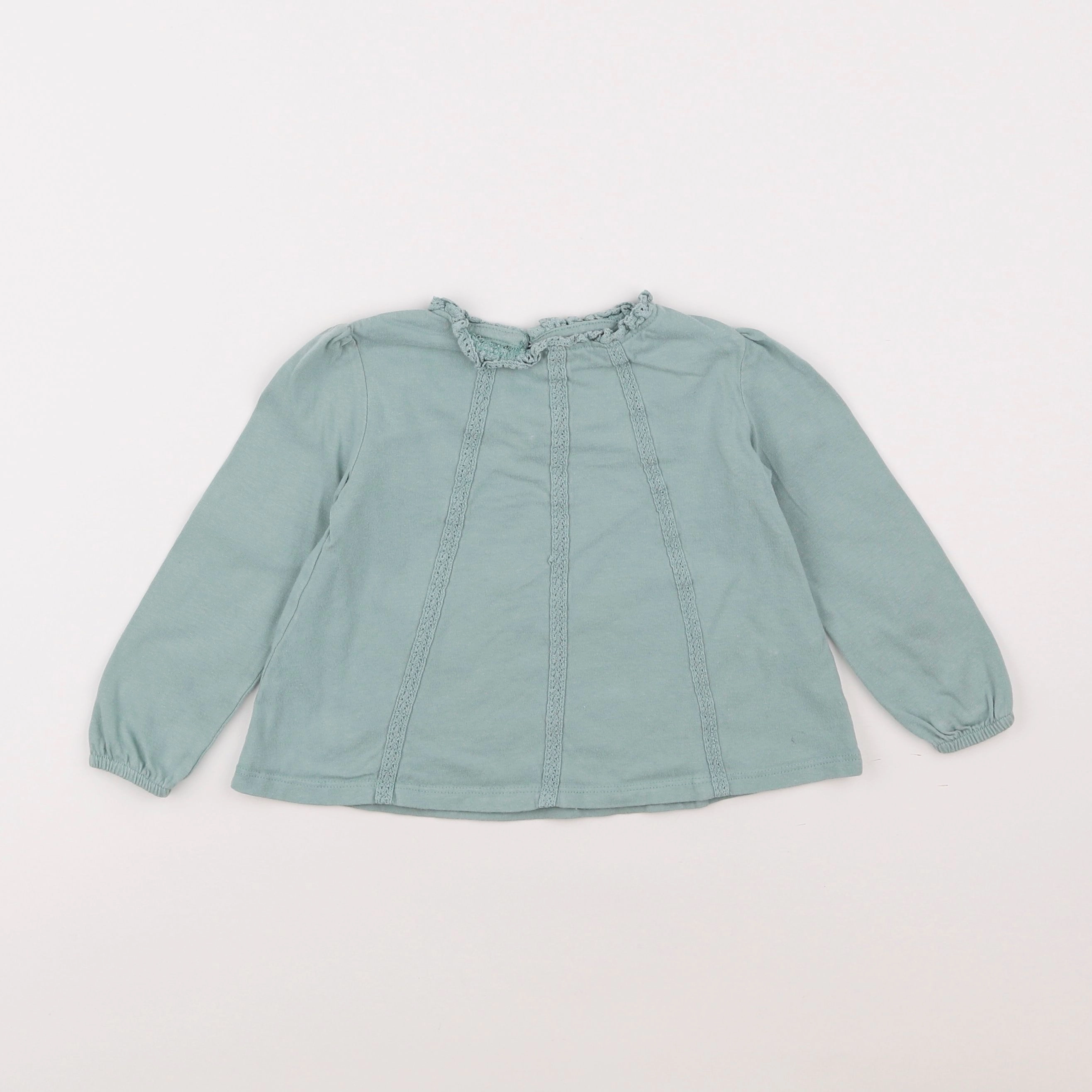 Vertbaudet - tee-shirt vert - 2 ans