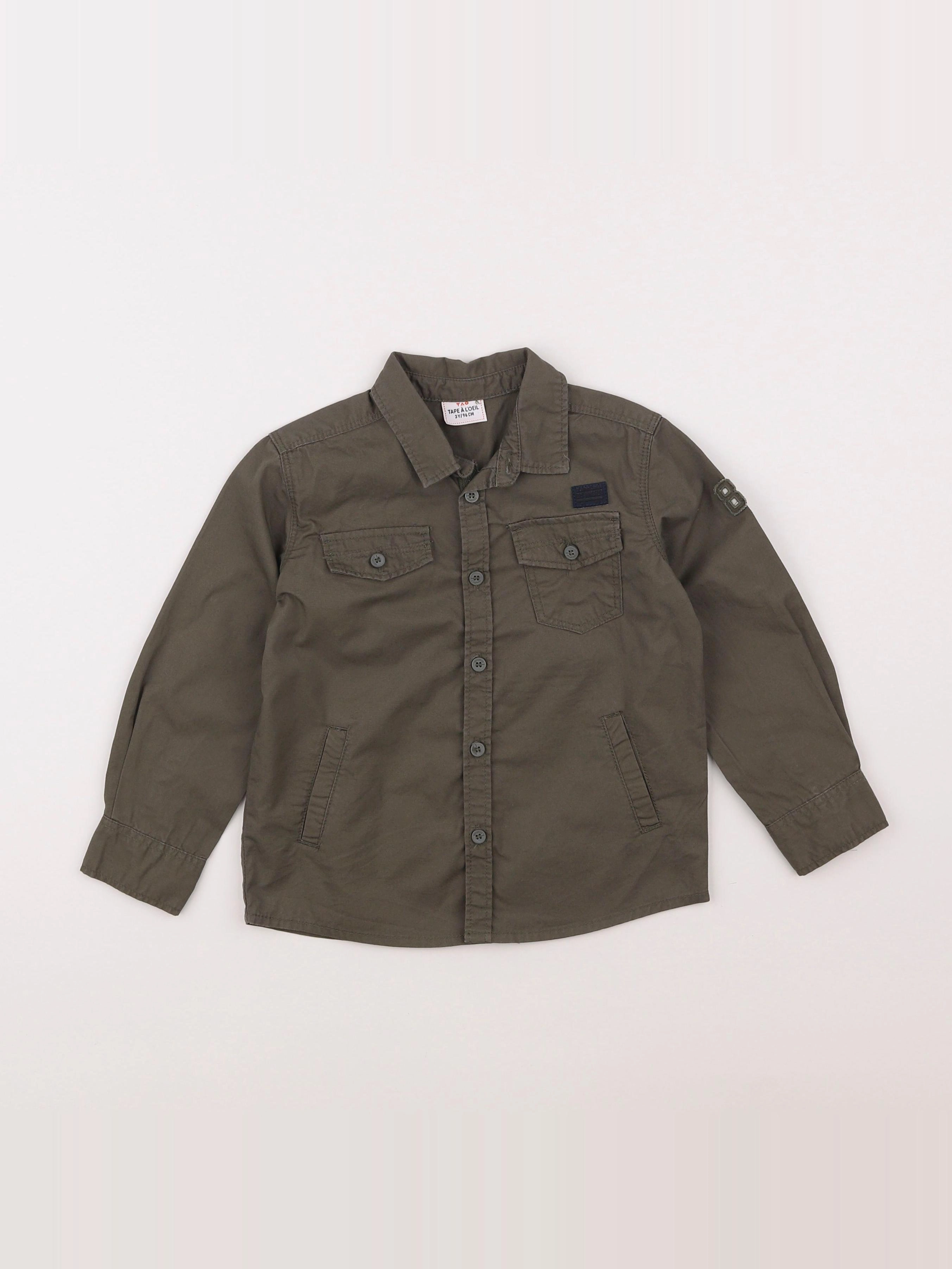 Tape à l'oeil - chemise vert - 3 ans