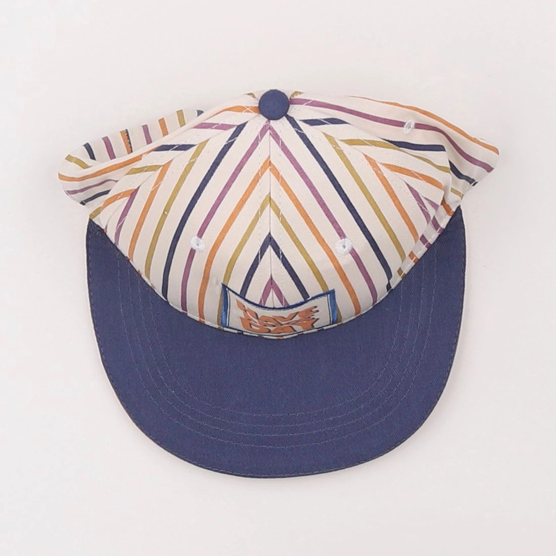 Vertbaudet - casquette multicolore - 8/10 ans
