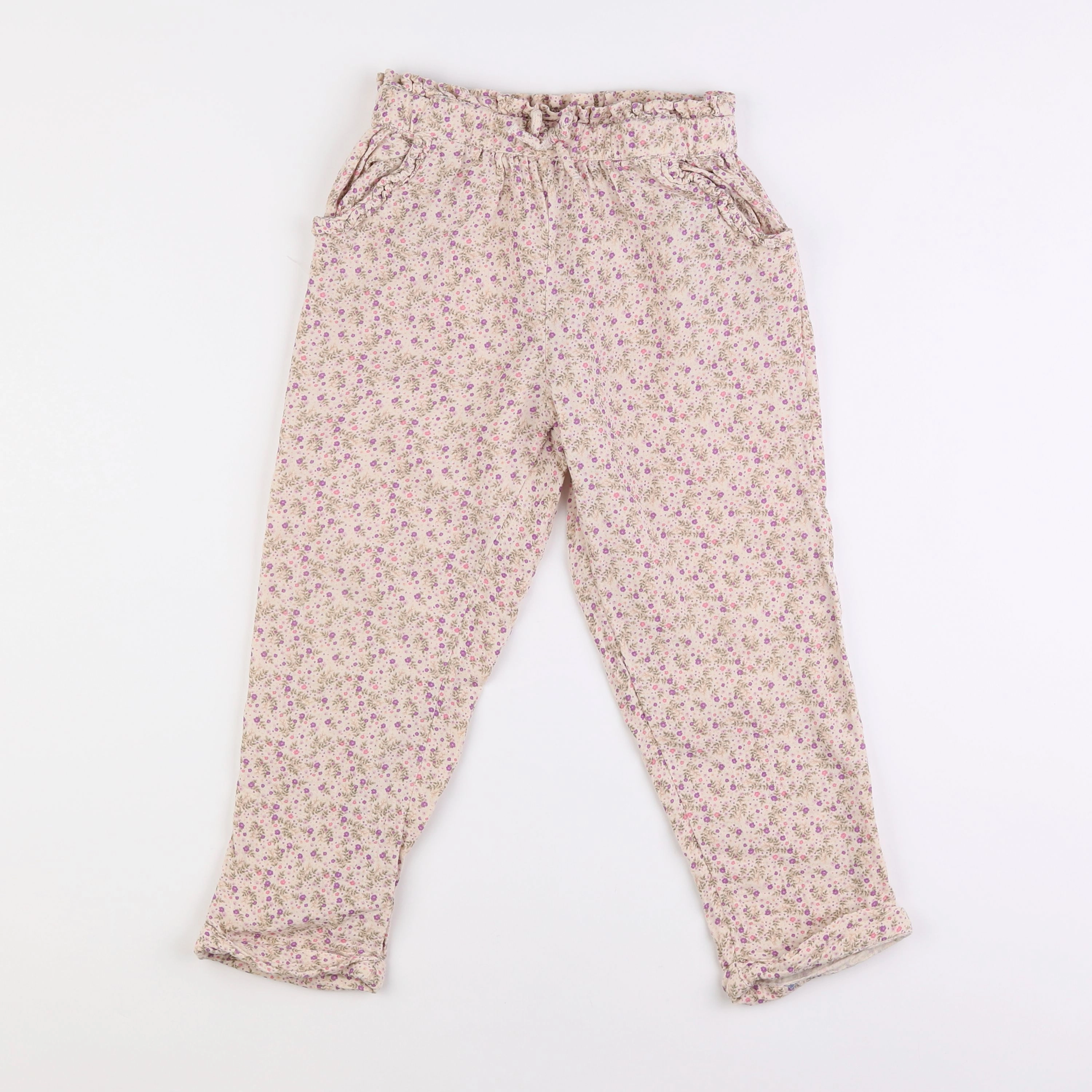 Vertbaudet - pantalon multicolore - 9 ans