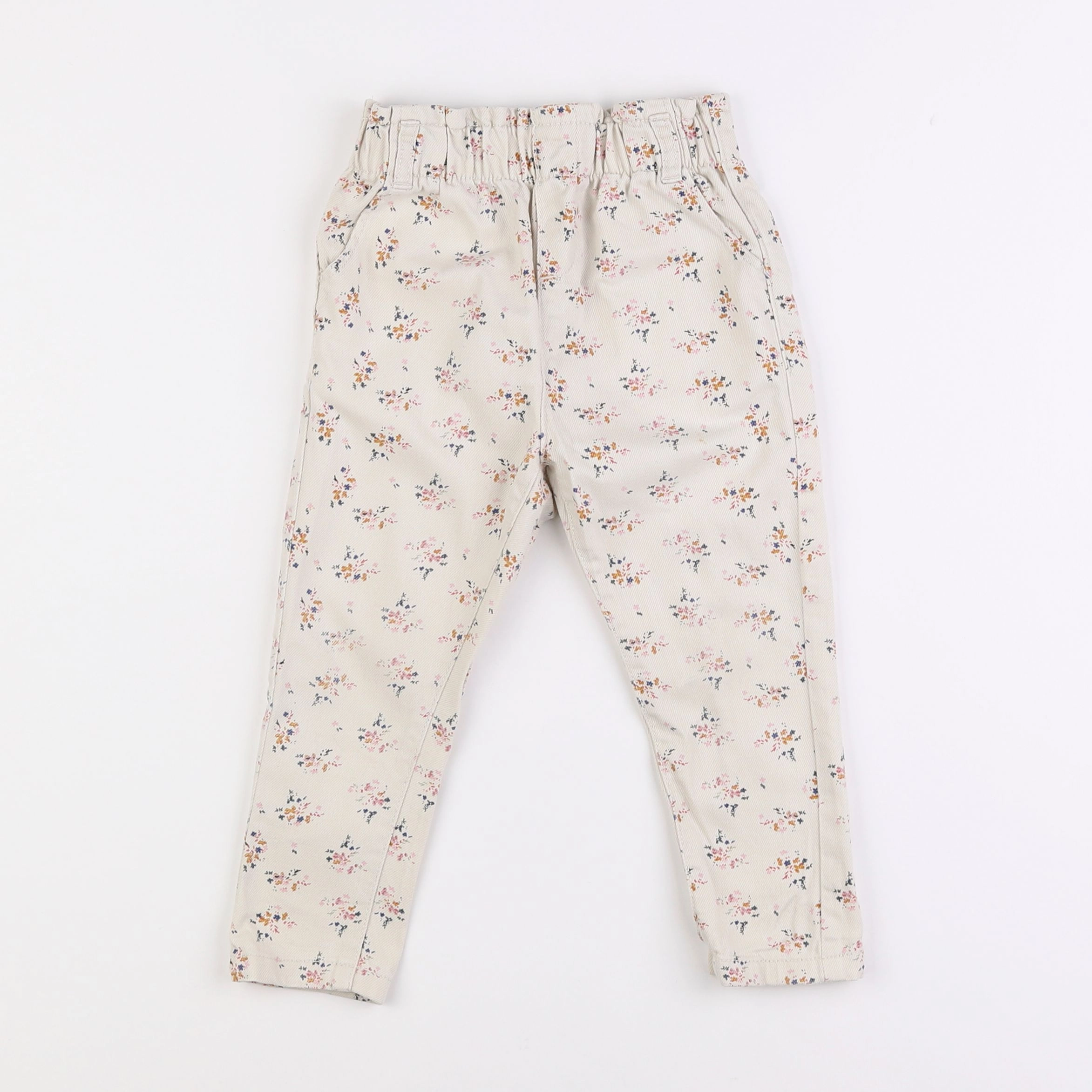 Vertbaudet - jean beige - 2 ans
