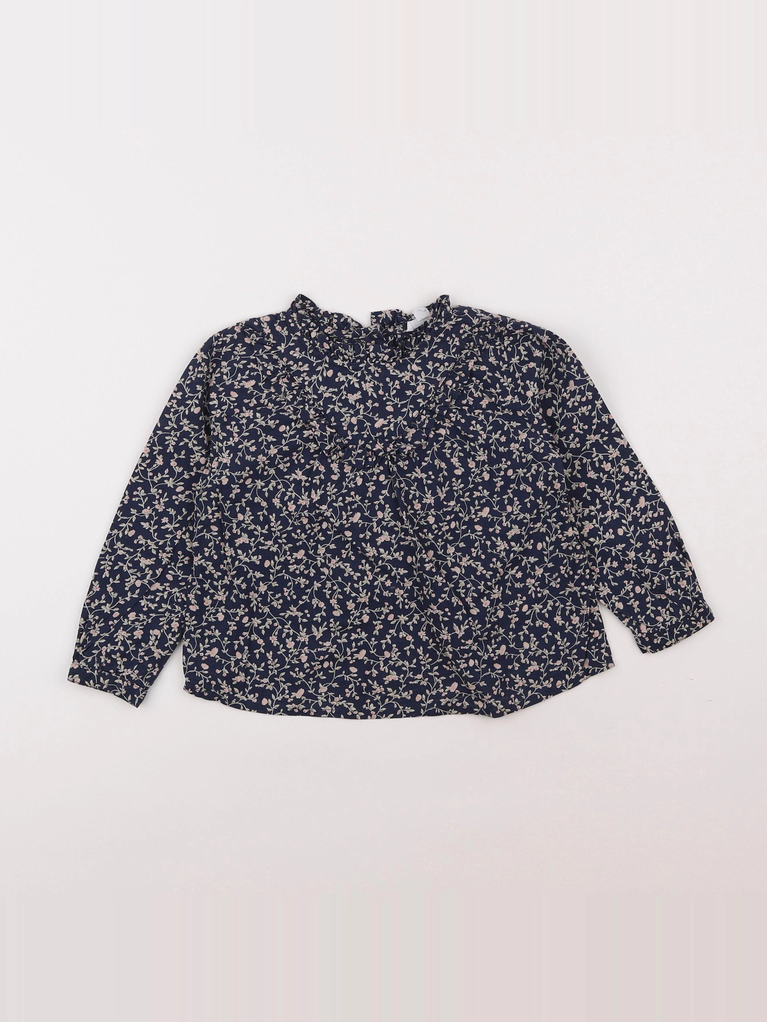 Vertbaudet - blouse bleu - 3 ans