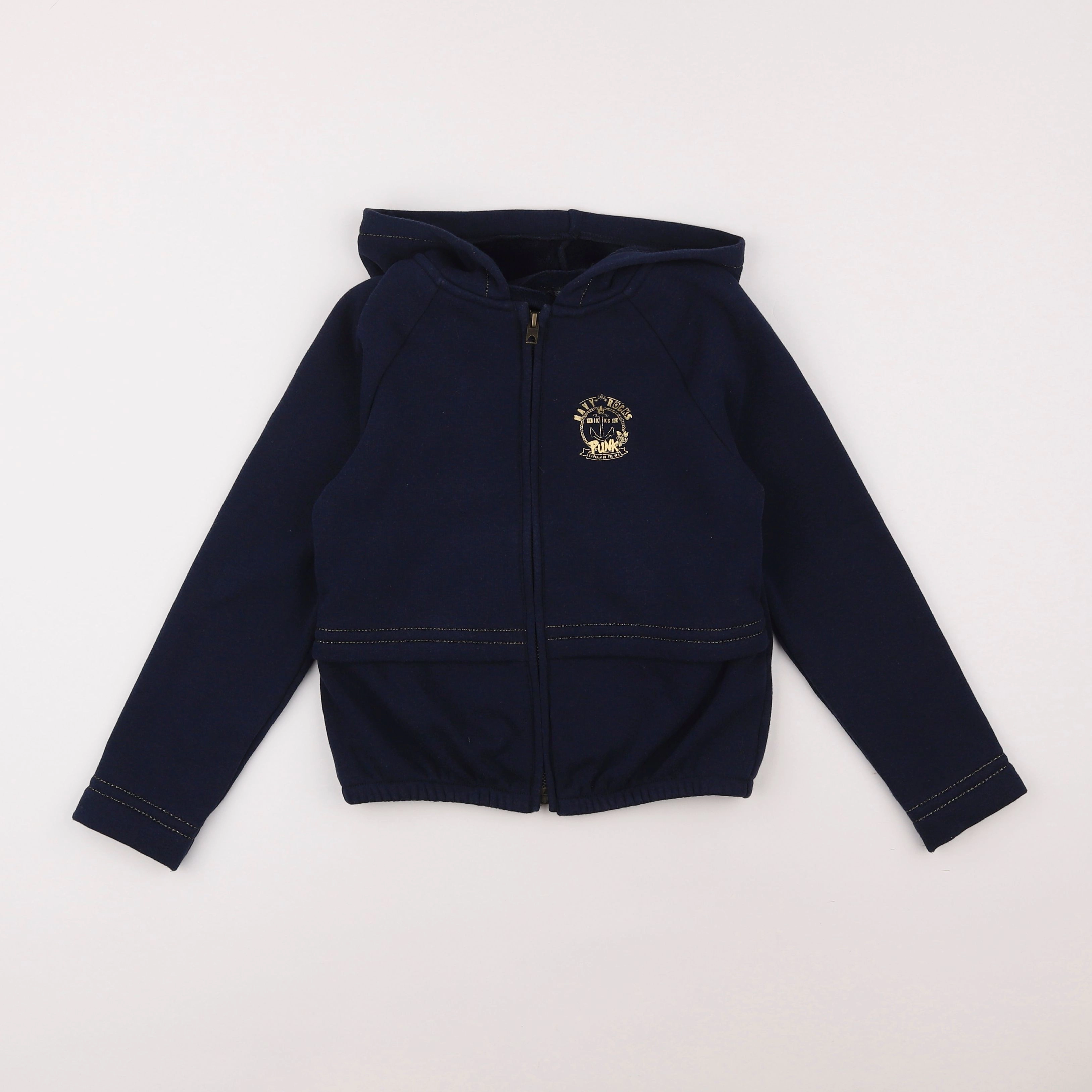 IKKS - sweat bleu - 8 ans