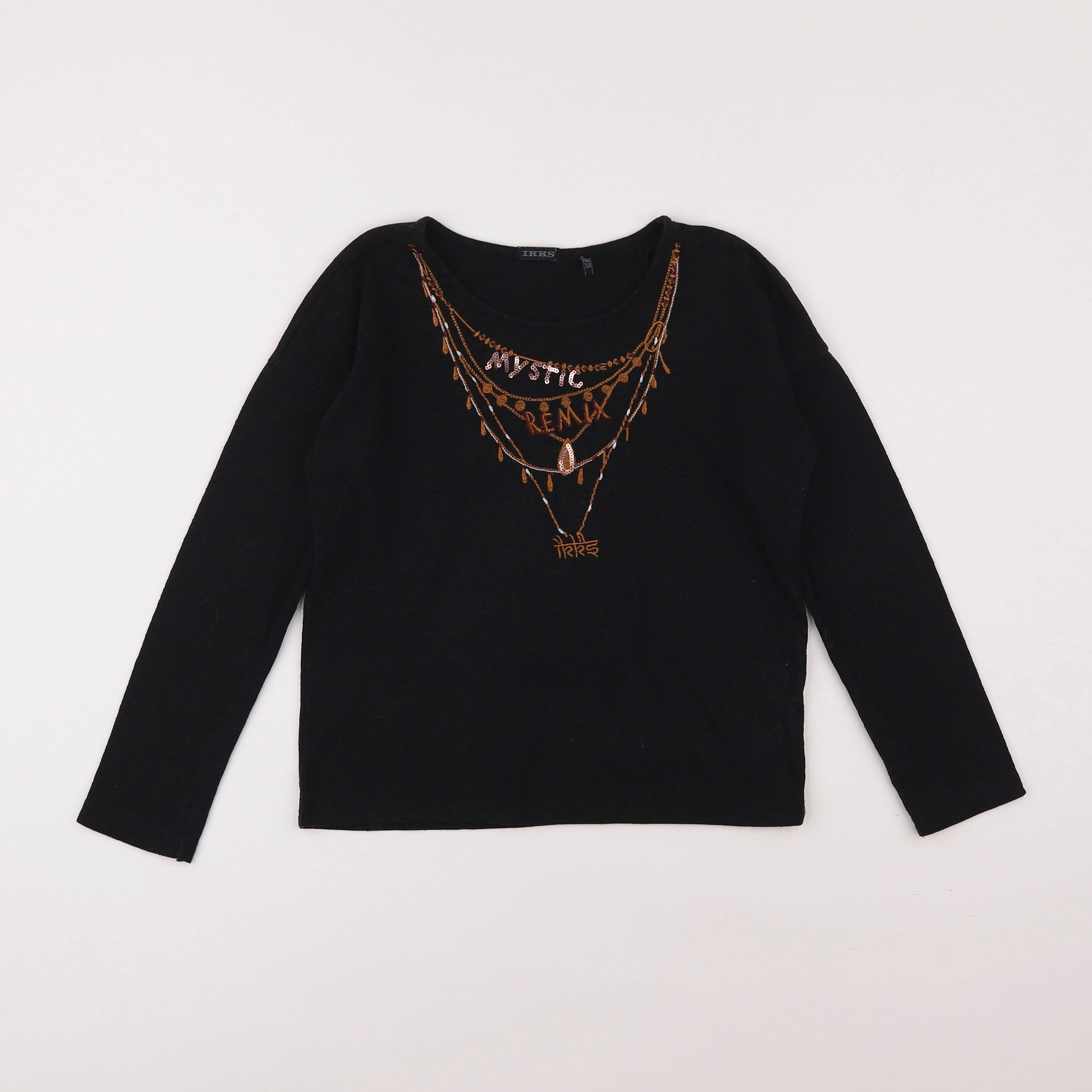IKKS - tee-shirt noir - 8 ans